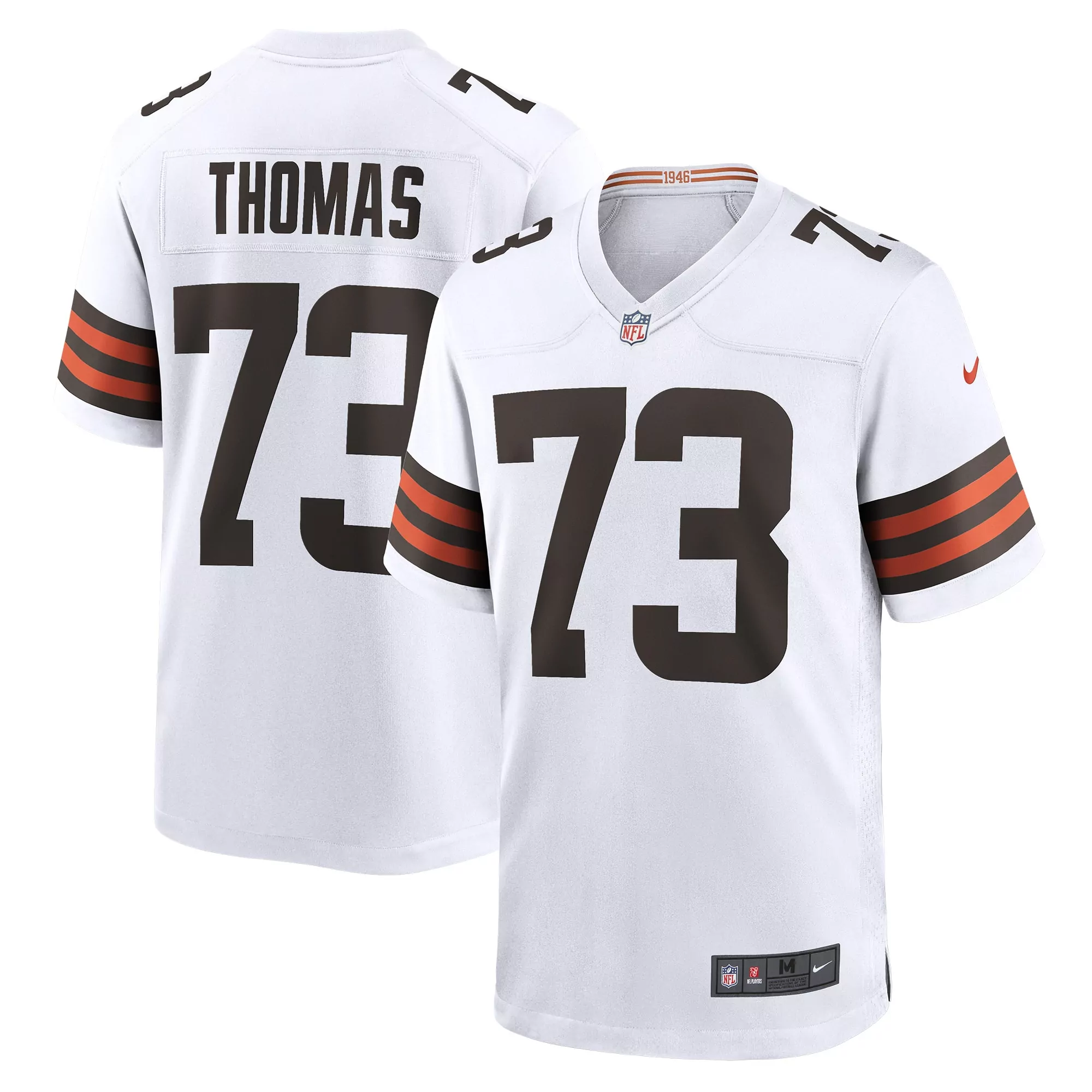 men s cleveland browns joe thomas brown retired player game jersey