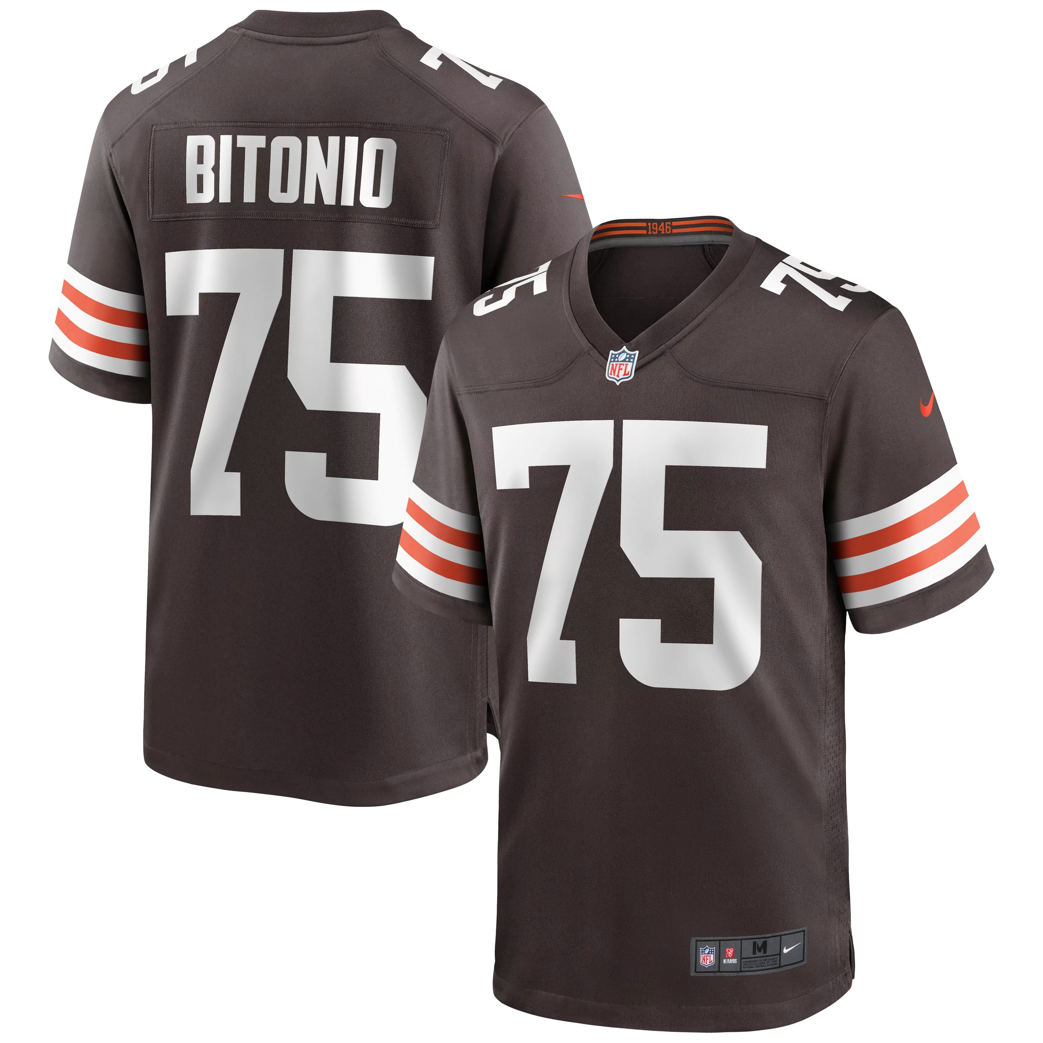 men s cleveland browns joe thomas brown retired player game jersey