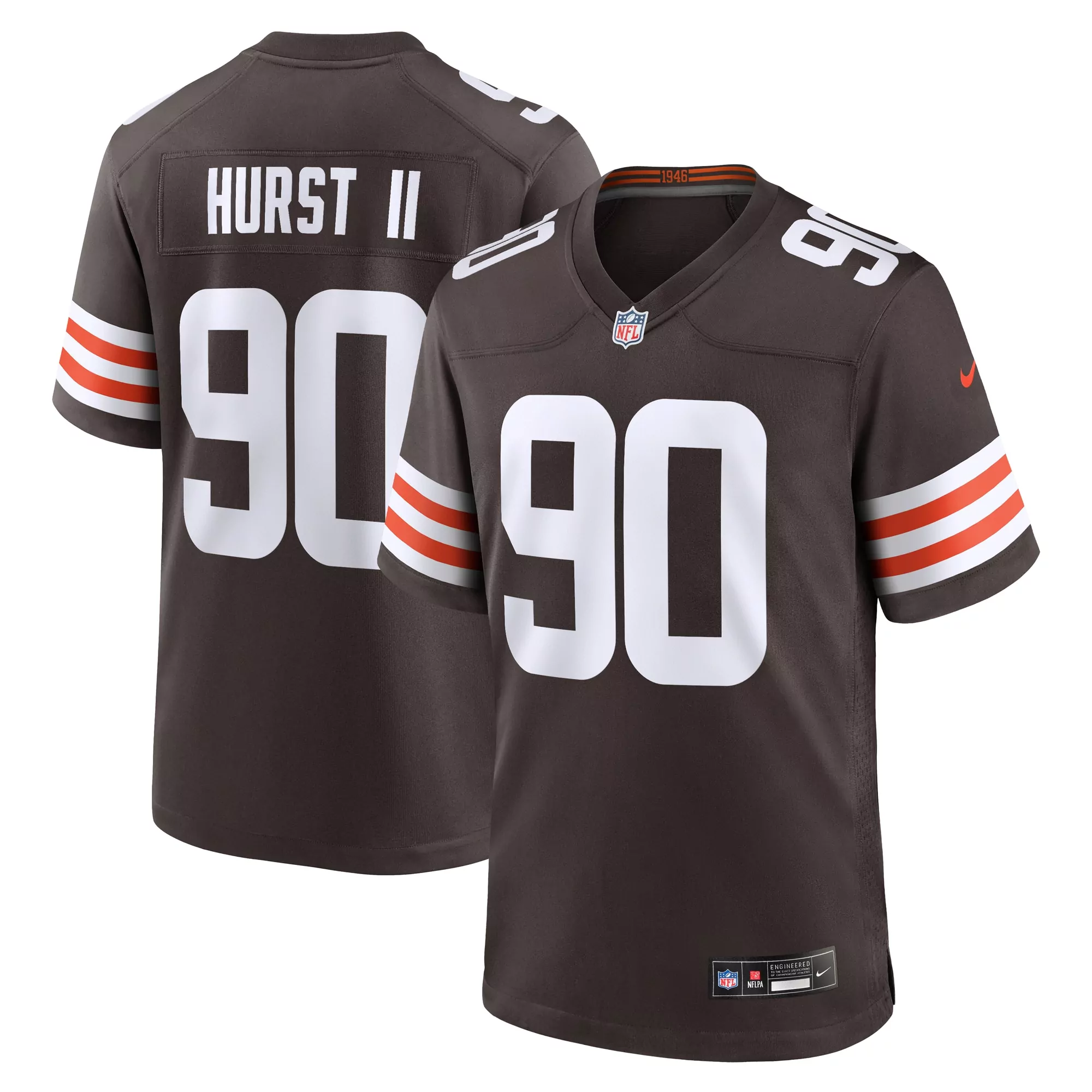 men s cleveland browns marquise goodwin brown team game jersey
