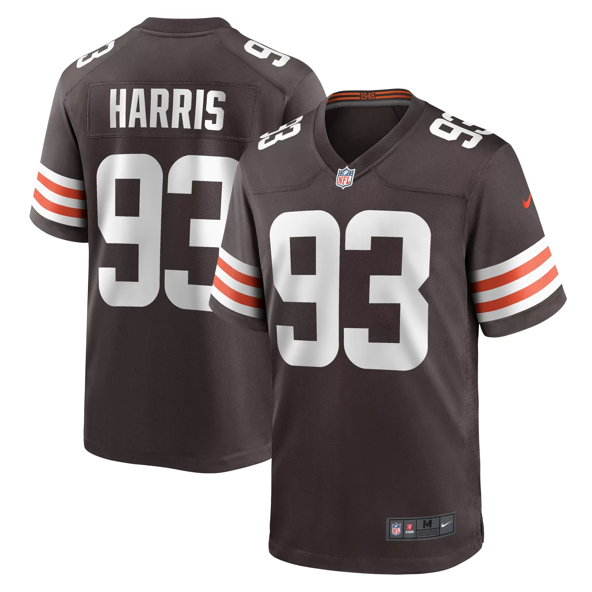 men s cleveland browns shedeur sanders brown 2025 nfl draft game jersey