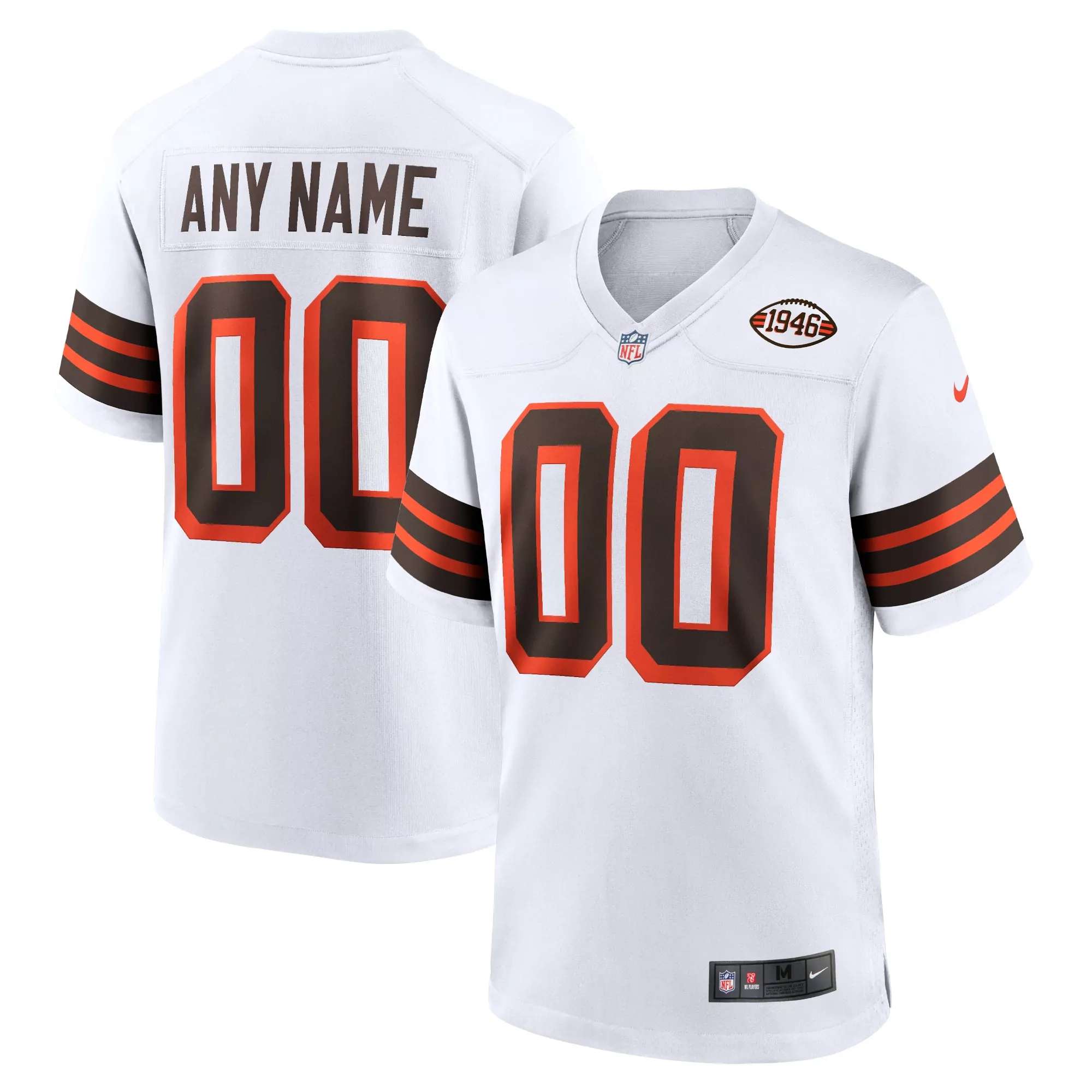 men s cleveland browns tommy togiai brown game jersey