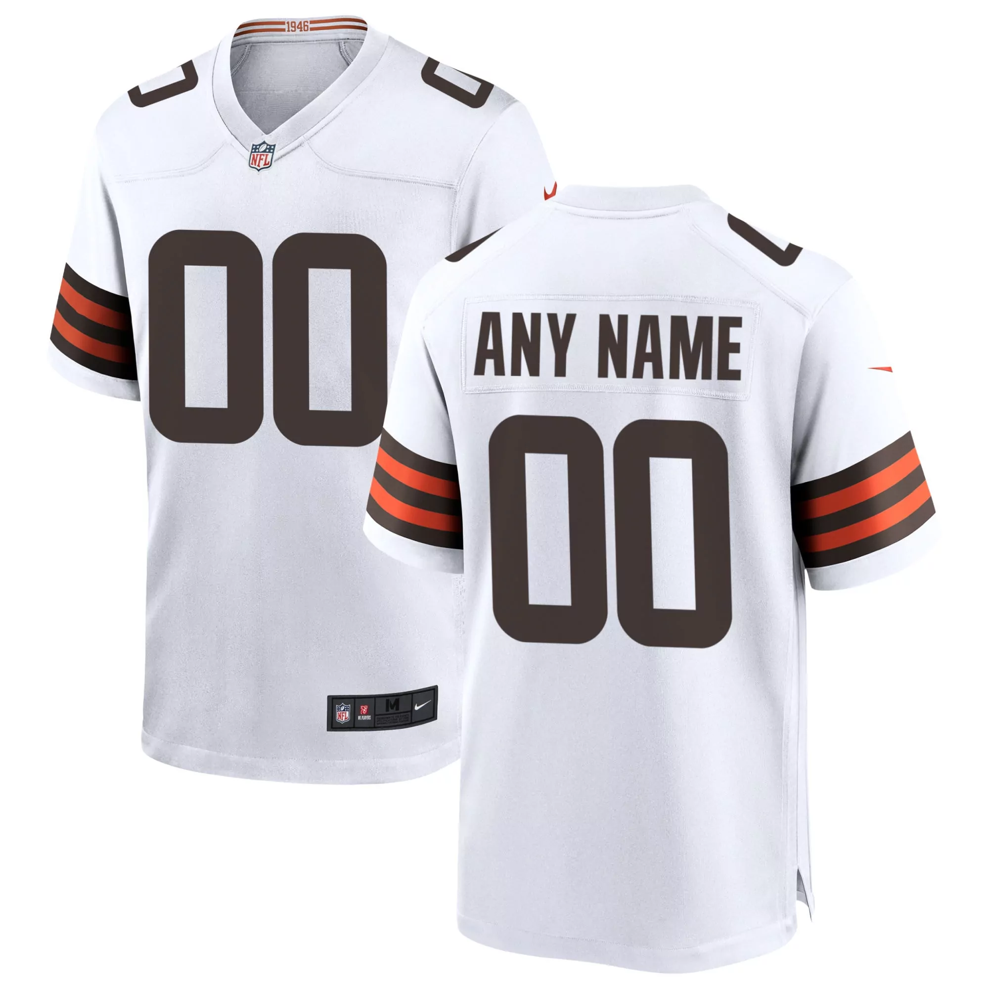 men s cleveland browns tommy togiai brown game jersey
