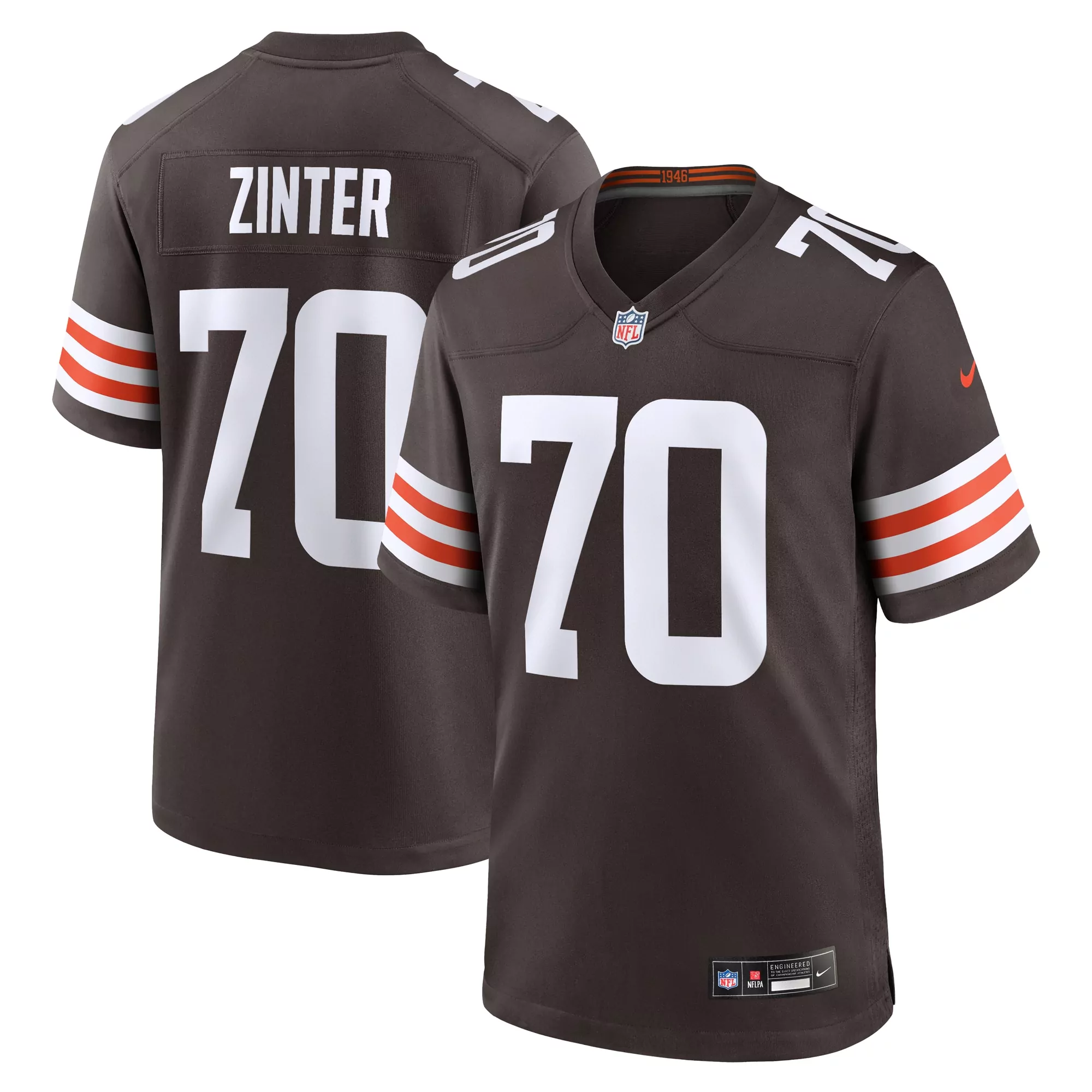 men s cleveland browns wyatt teller brown game jersey