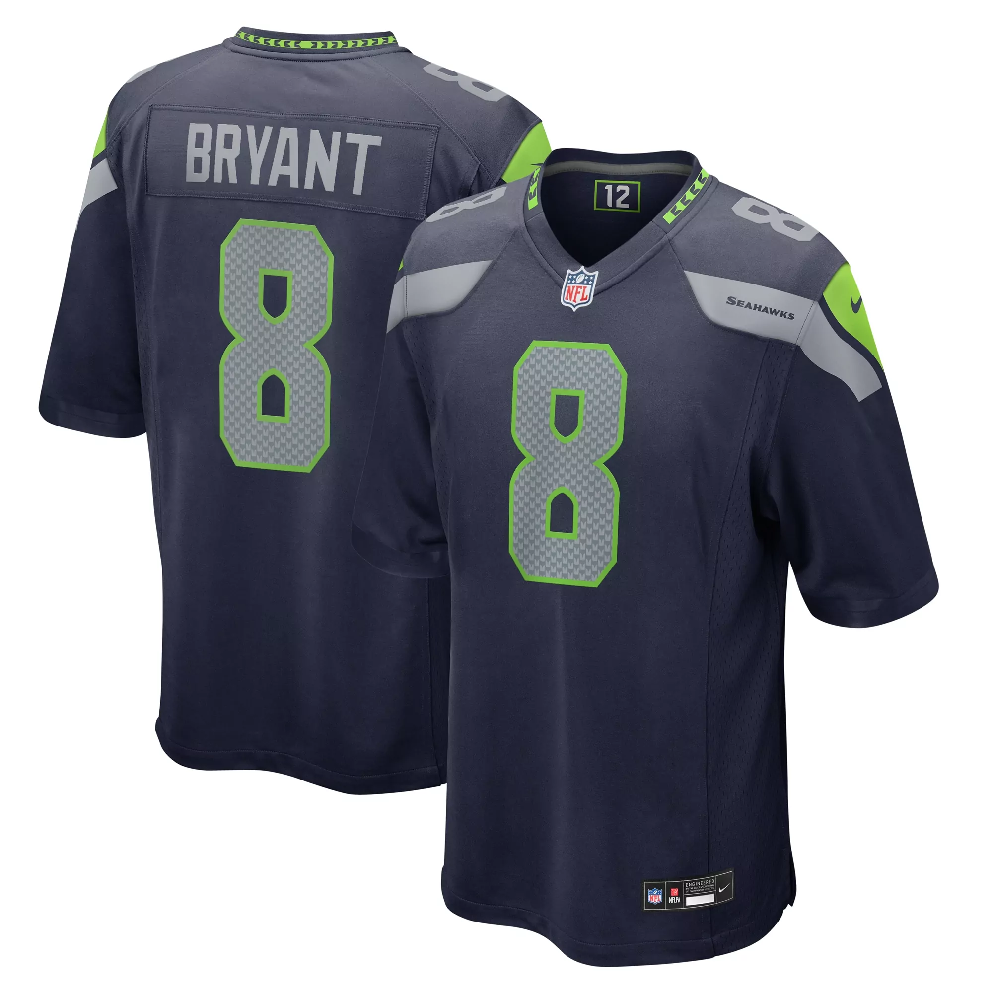 men s christian haynes college navy seattle seahawks game jersey