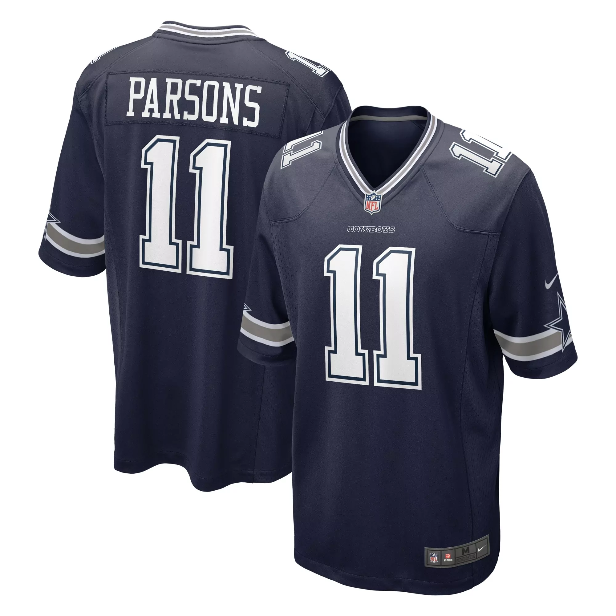 men s dallas cowboys micah parsons navy alternate vapor f u s e elite jersey
