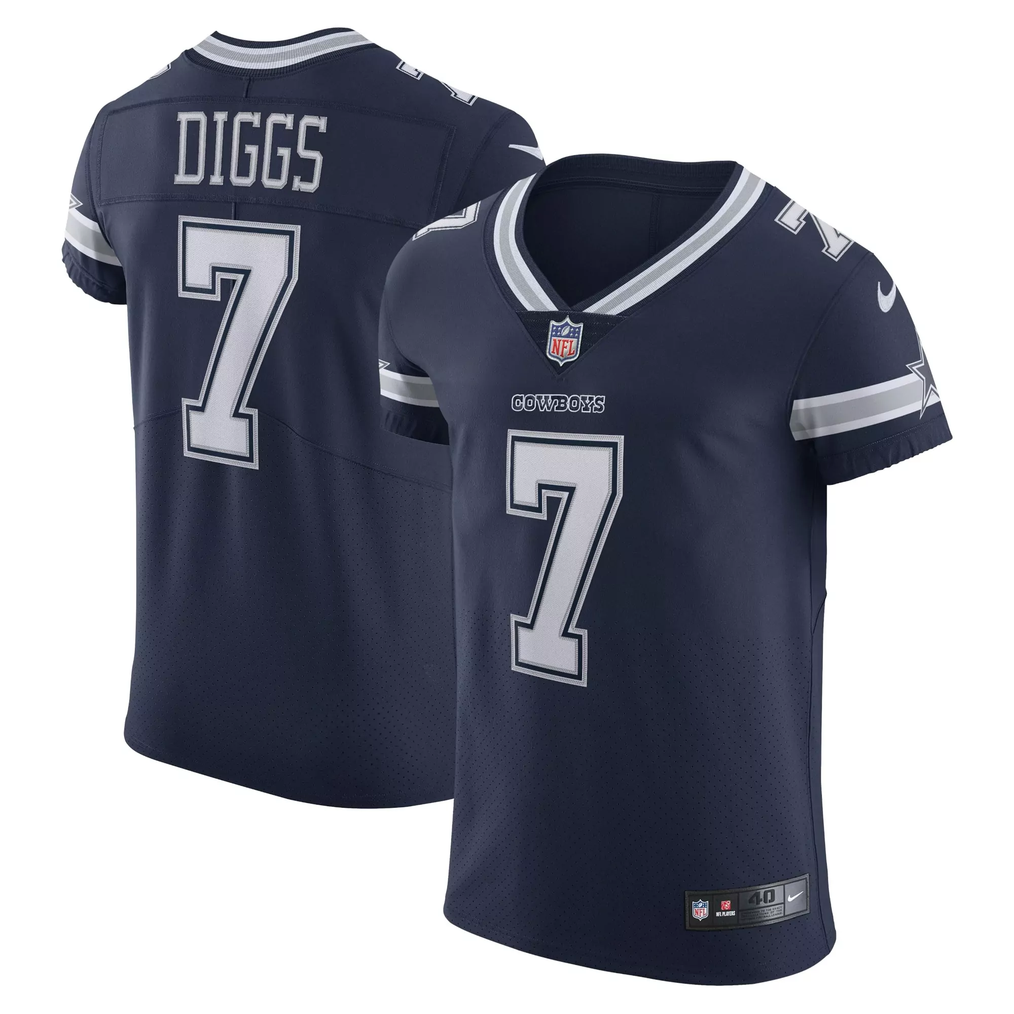 men s dallas cowboys trevon diggs navy game jersey
