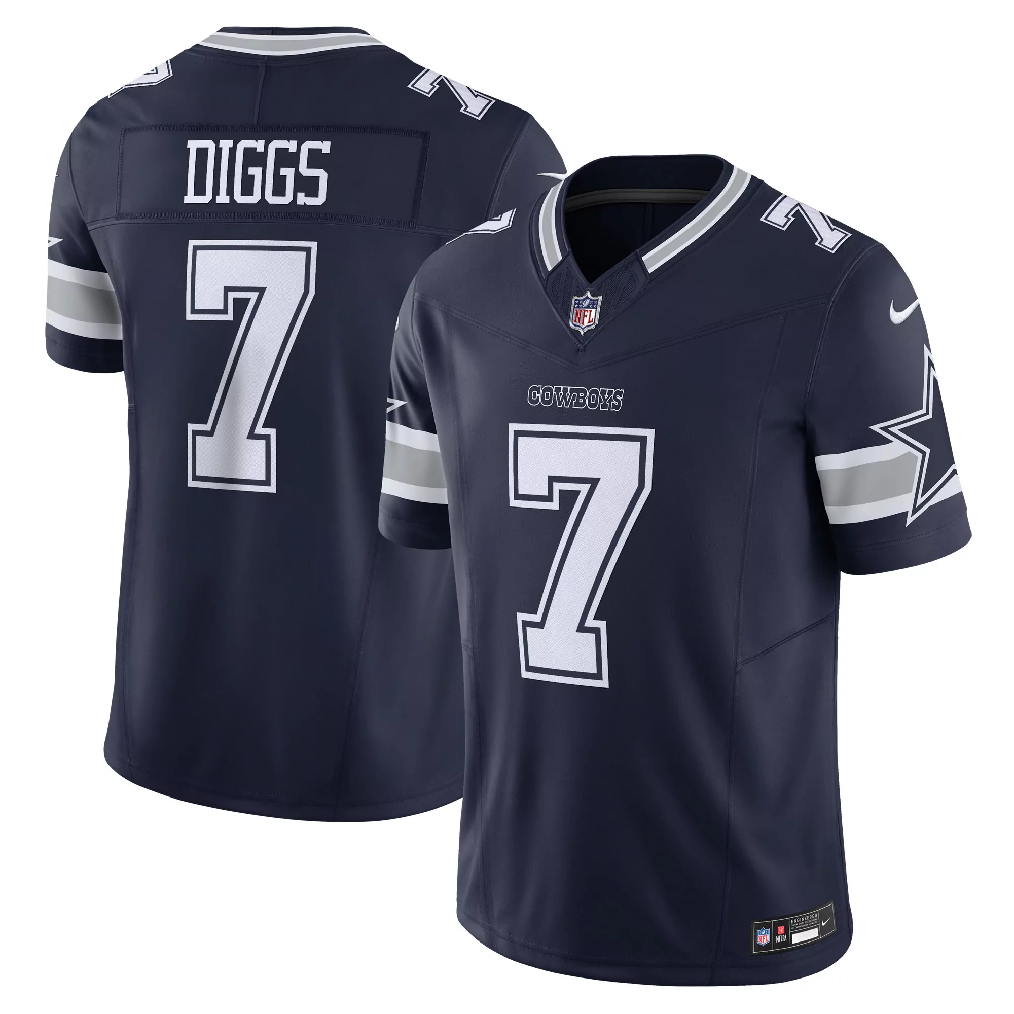 men s dallas cowboys trevon diggs navy game jersey