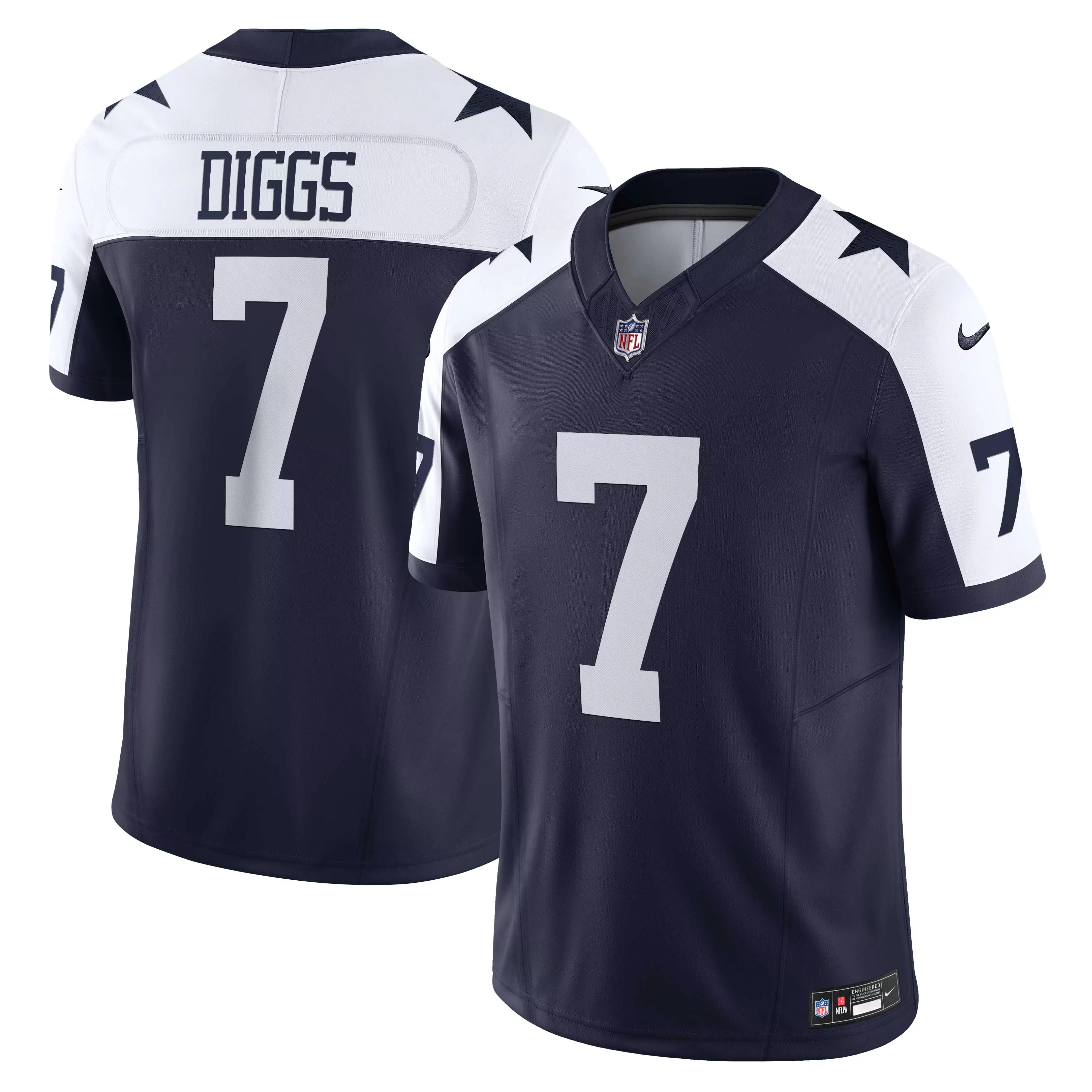 men s dallas cowboys trevon diggs navy game jersey