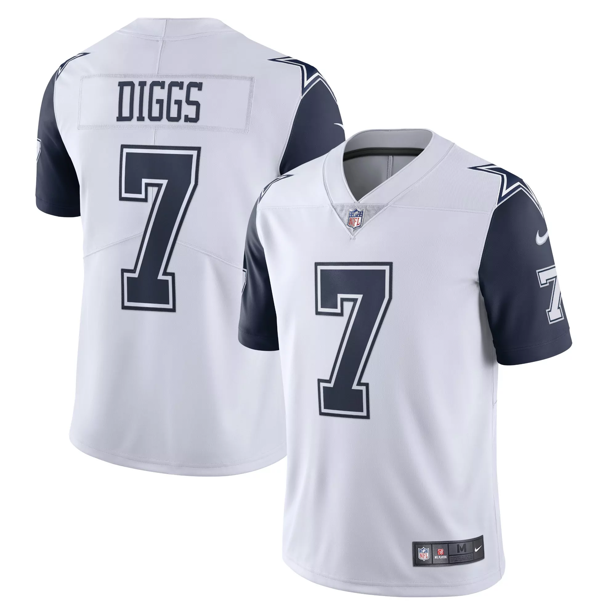 men s dallas cowboys trevon diggs white game jersey