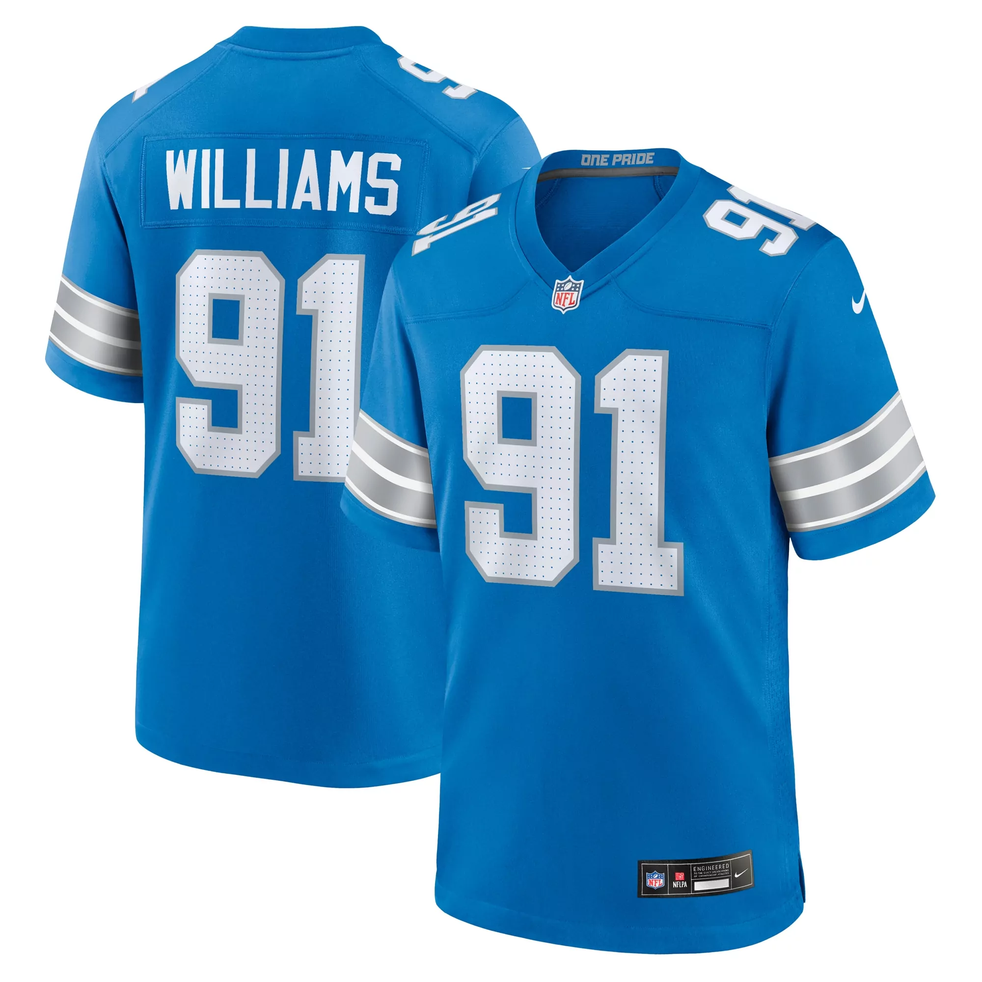 men s detroit lions steele chambers blue game jersey