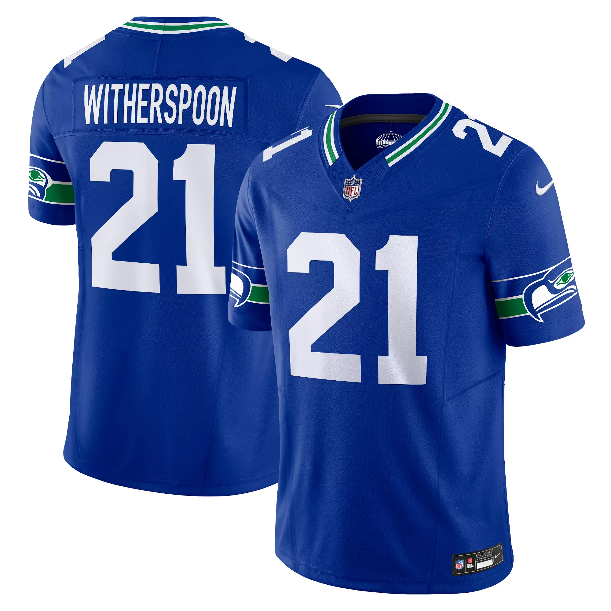 men s devon witherspoon navy seattle seahawks vapor f u s e limited jersey