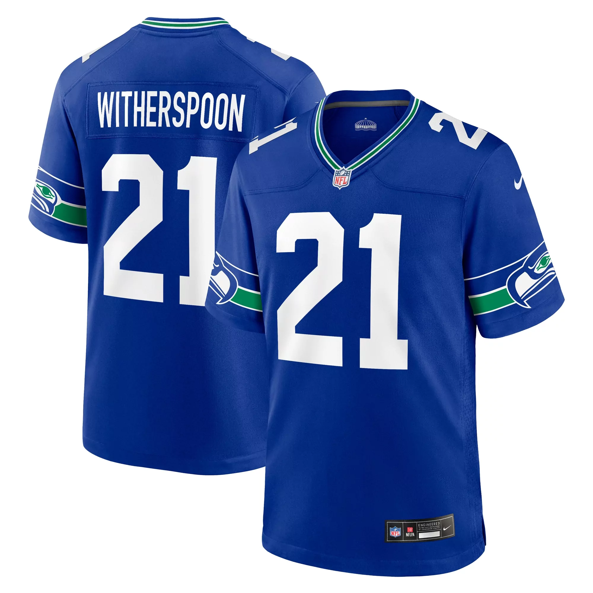 men s devon witherspoon navy seattle seahawks vapor f u s e limited jersey