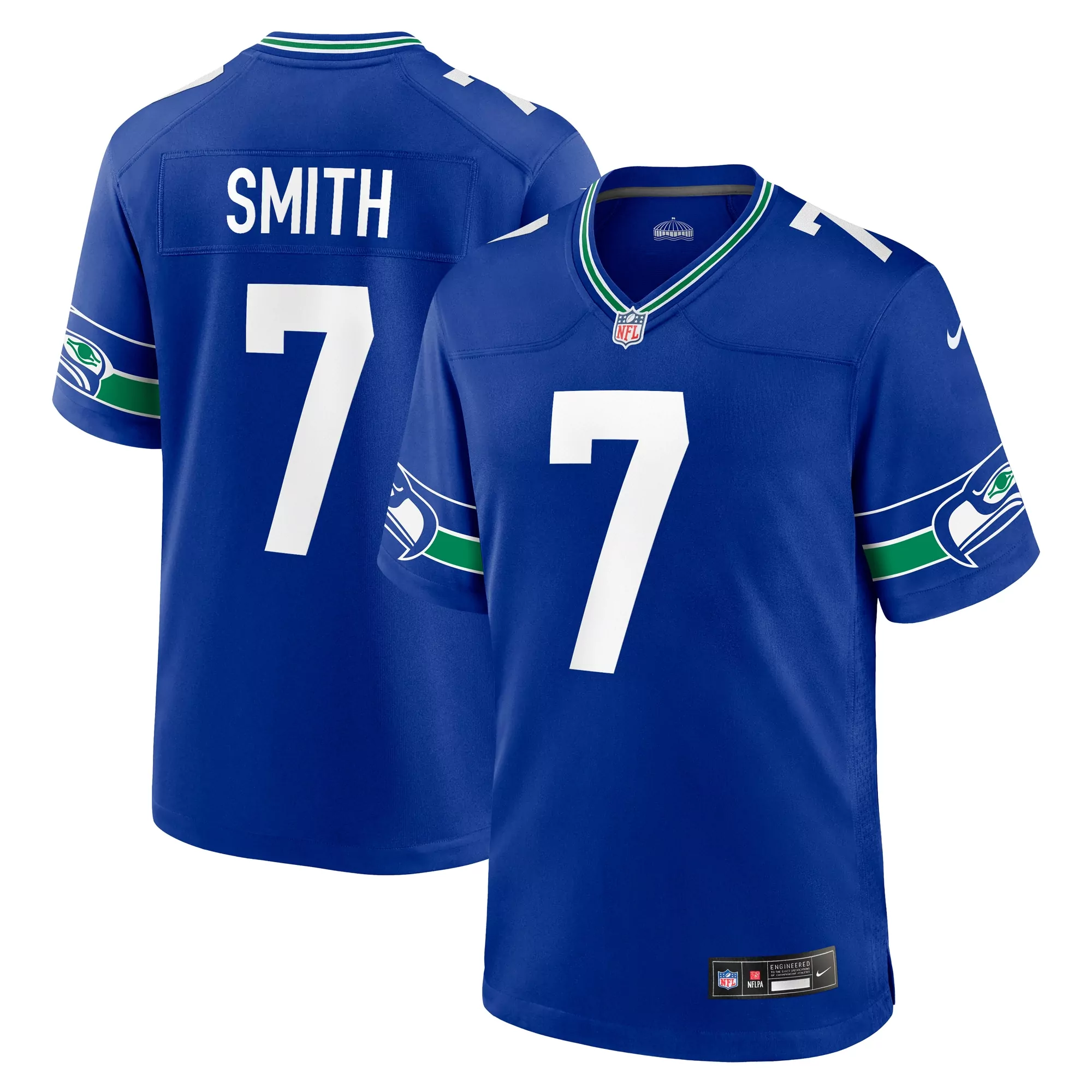 men s dk metcalf royal seattle seahawks vapor f u s e limited jersey