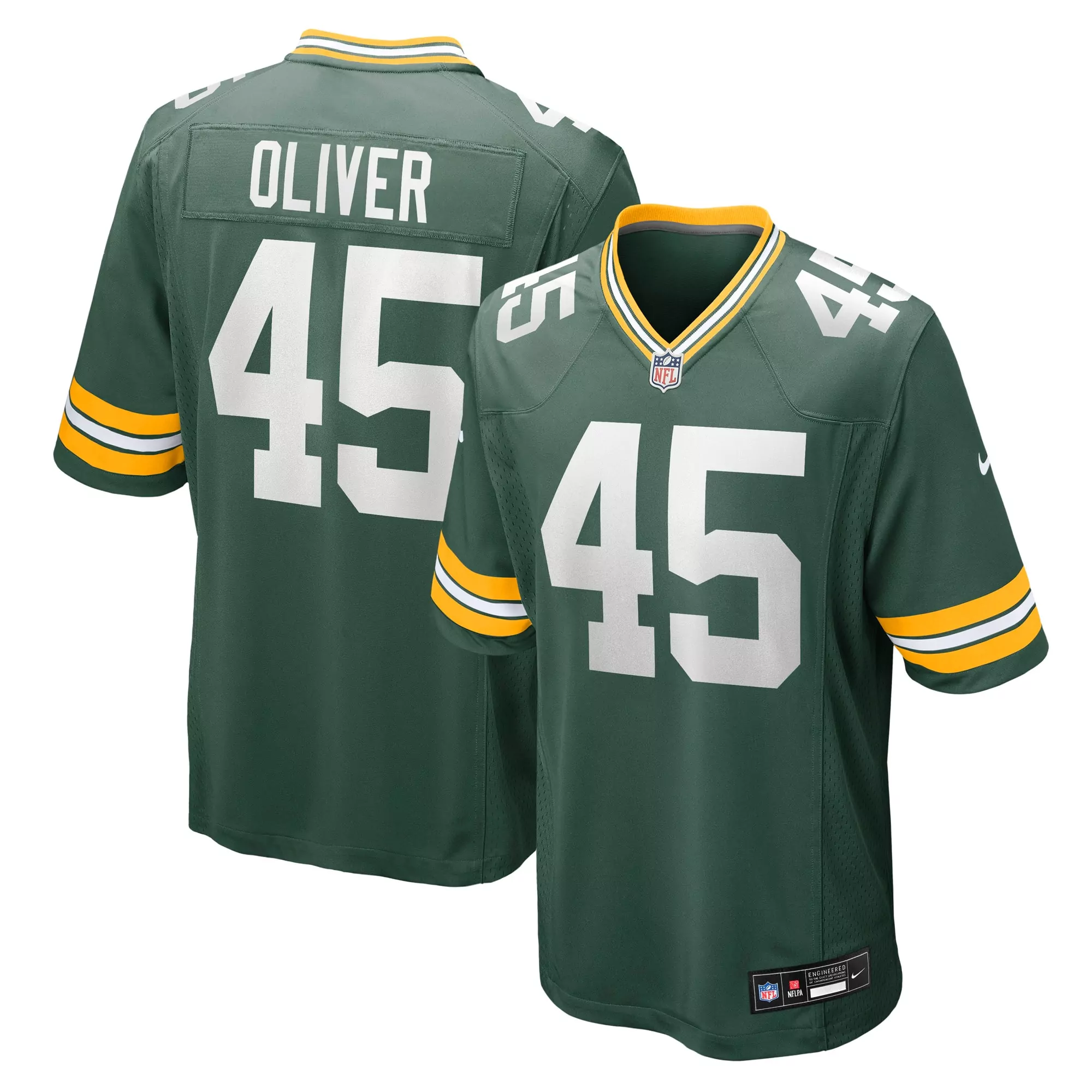 men s green bay packers christian watson white game jersey