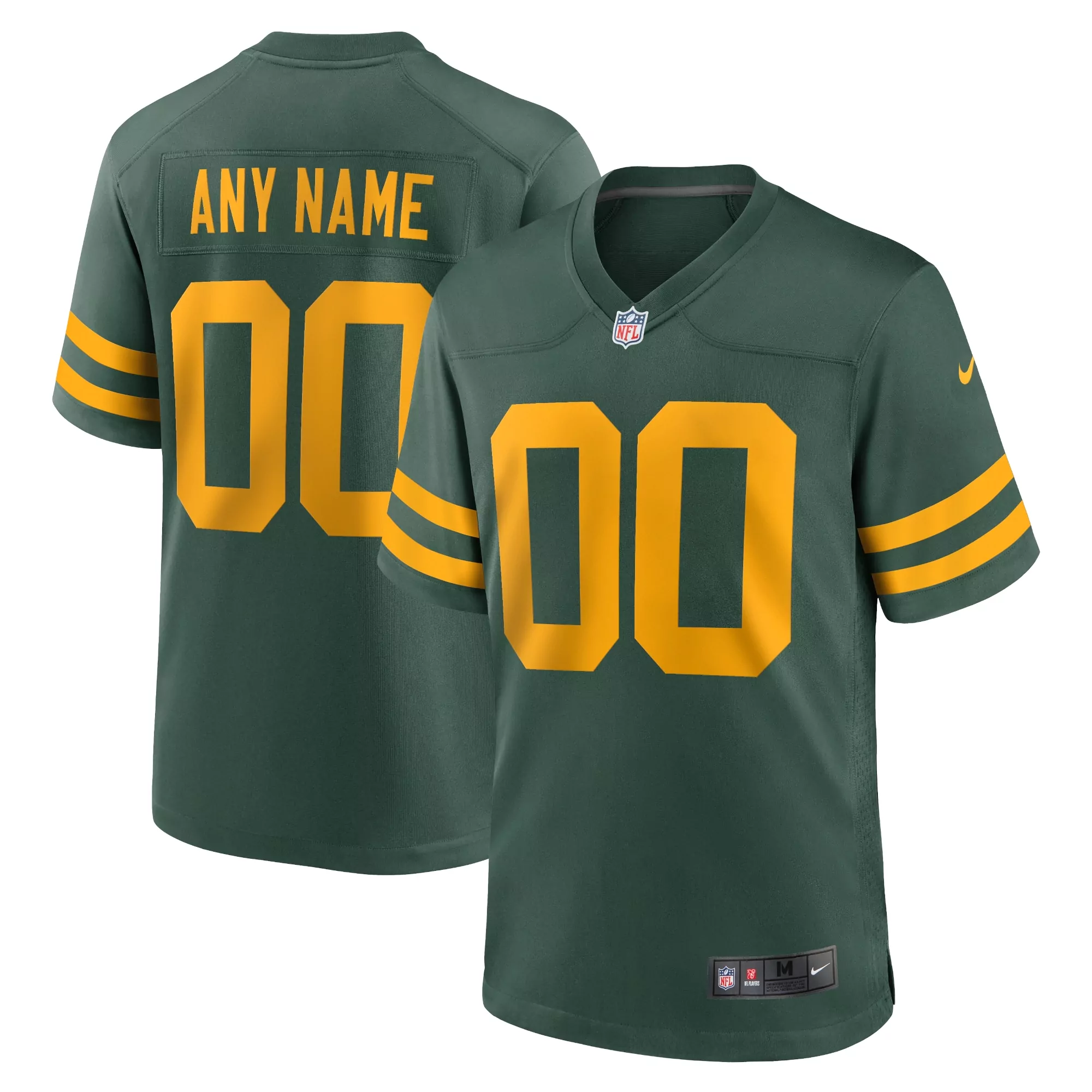 men s green bay packers elgton jenkins green game jersey