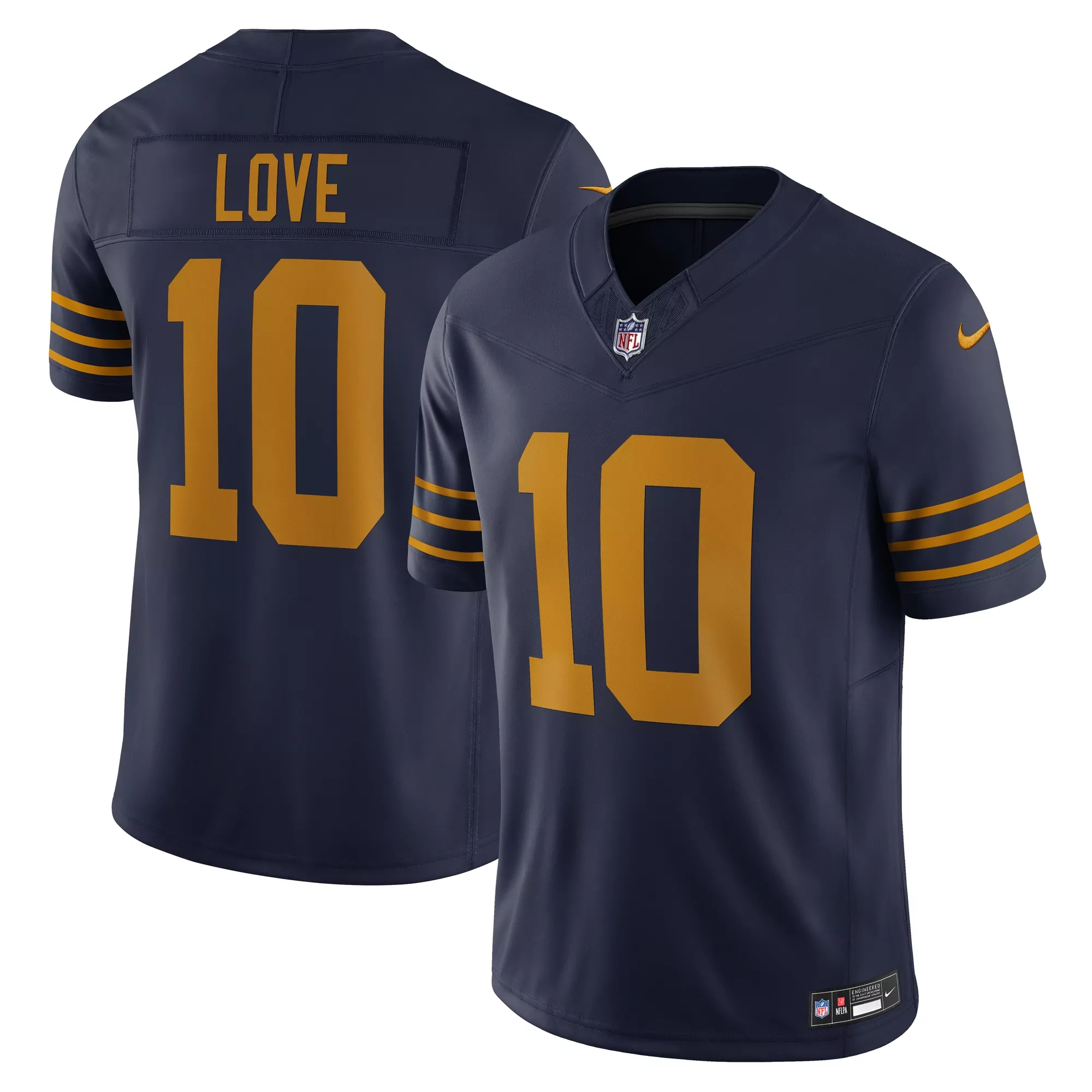 men s green bay packers jordan love green team vapor untouchable limited jersey