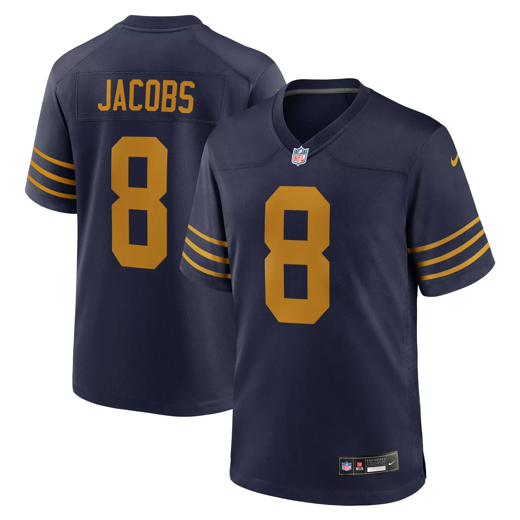 men s green bay packers josh jacobs green team game jersey