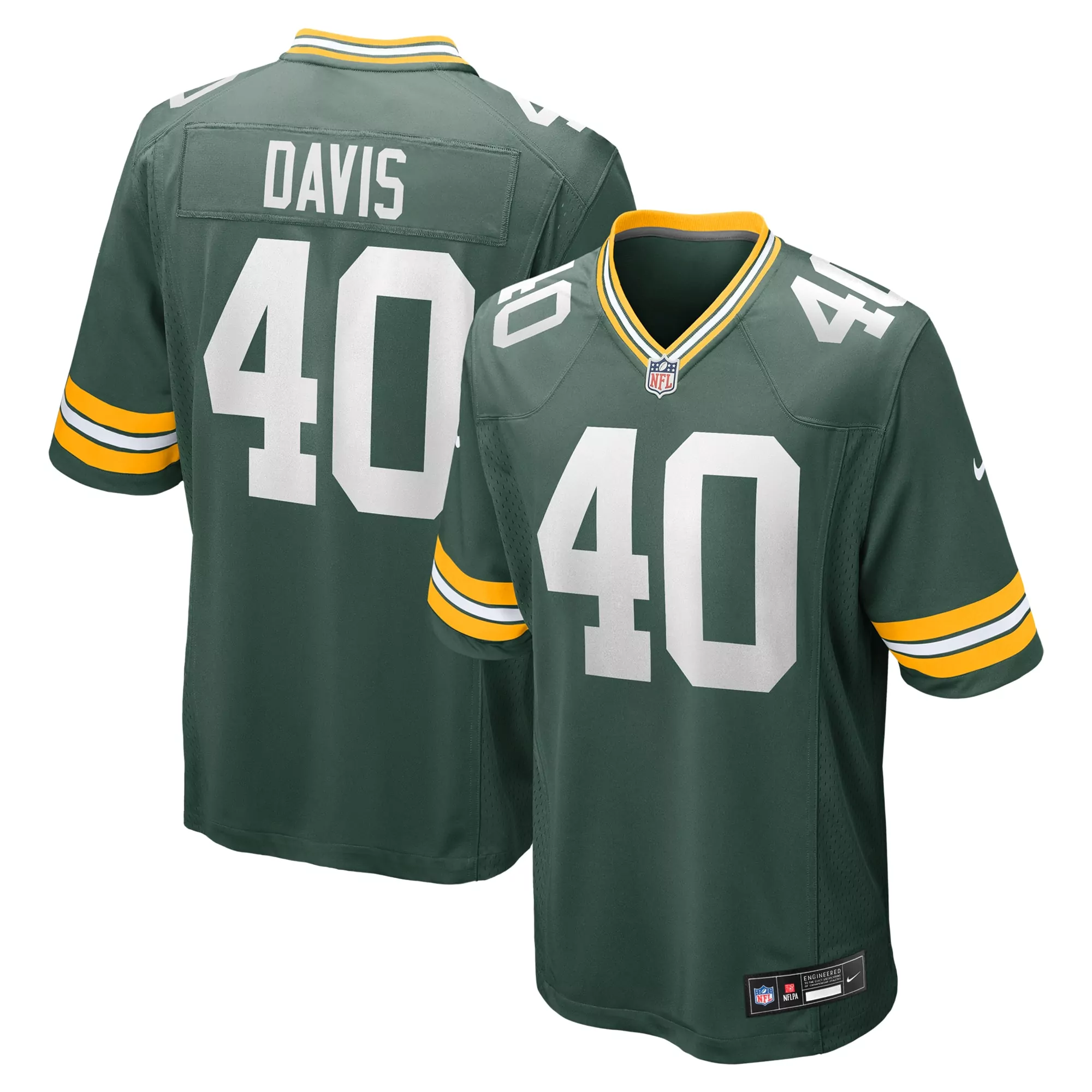 men s green bay packers kiondre thomas green game player jersey