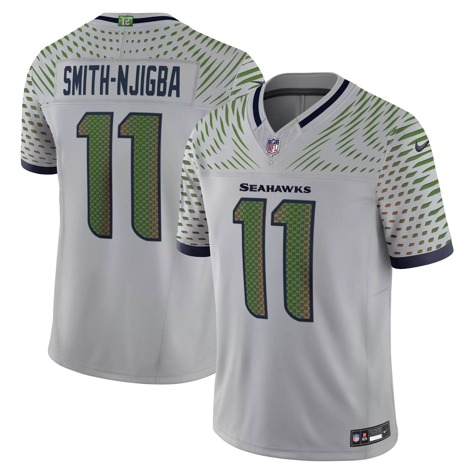 men s jaxon smith njigba royal seattle seahawks alternate vapor f u s e limited jersey