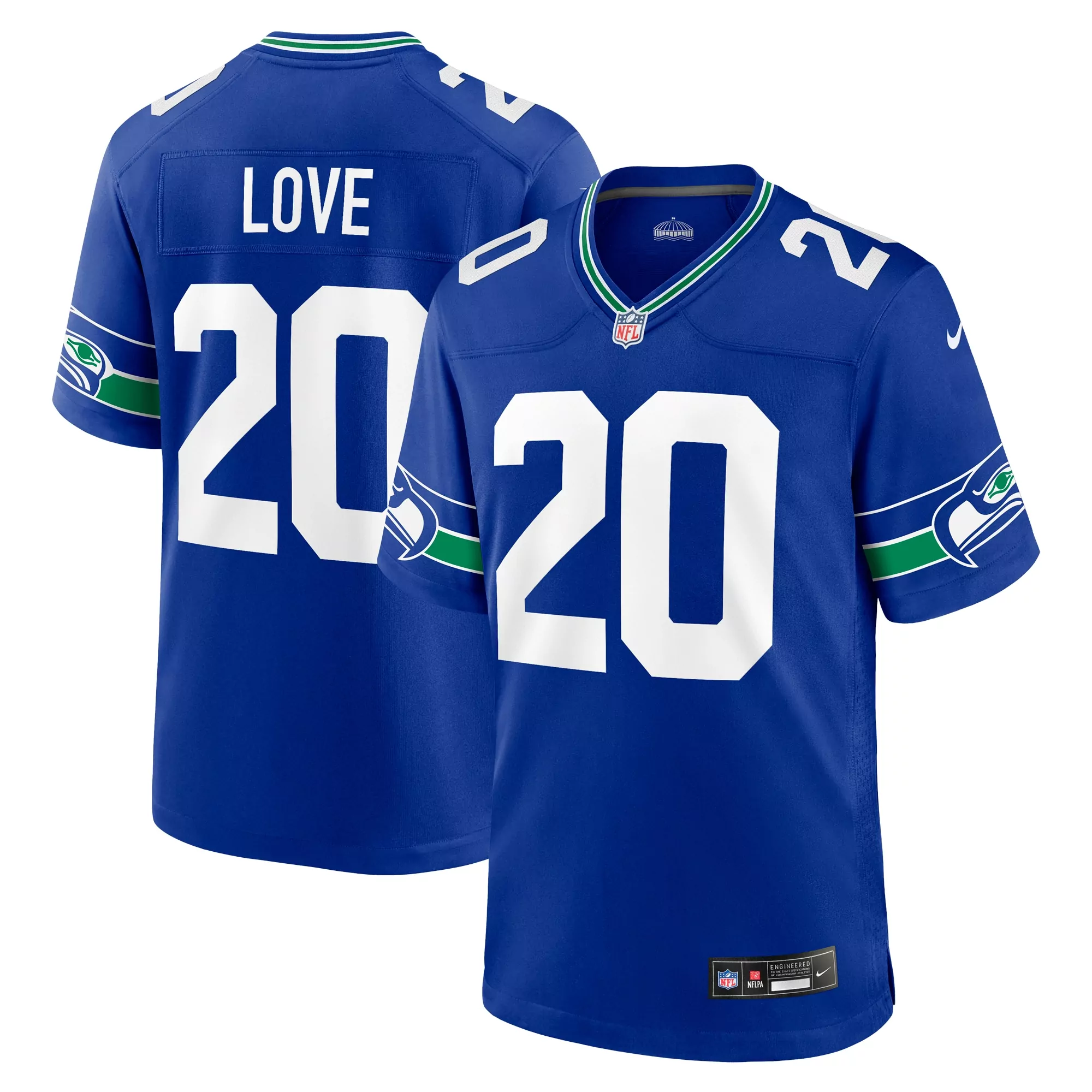 men s josh jones college navy seattle seahawks team game jersey