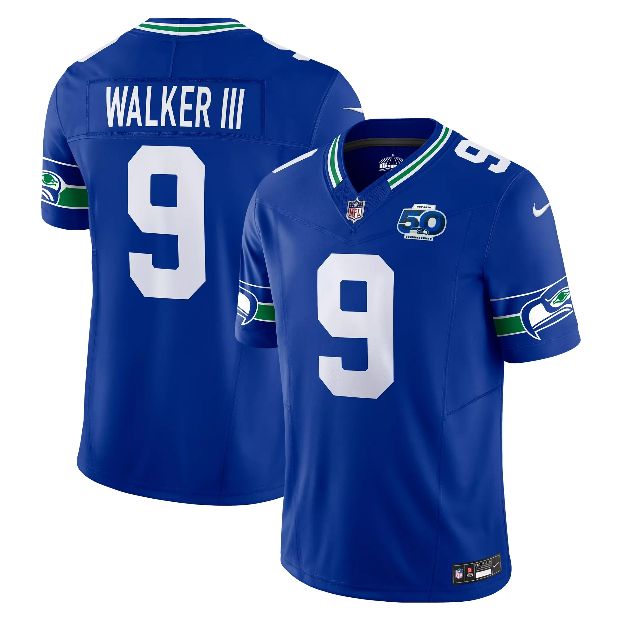 men s kenneth walker iii college navy seattle seahawks team game jersey