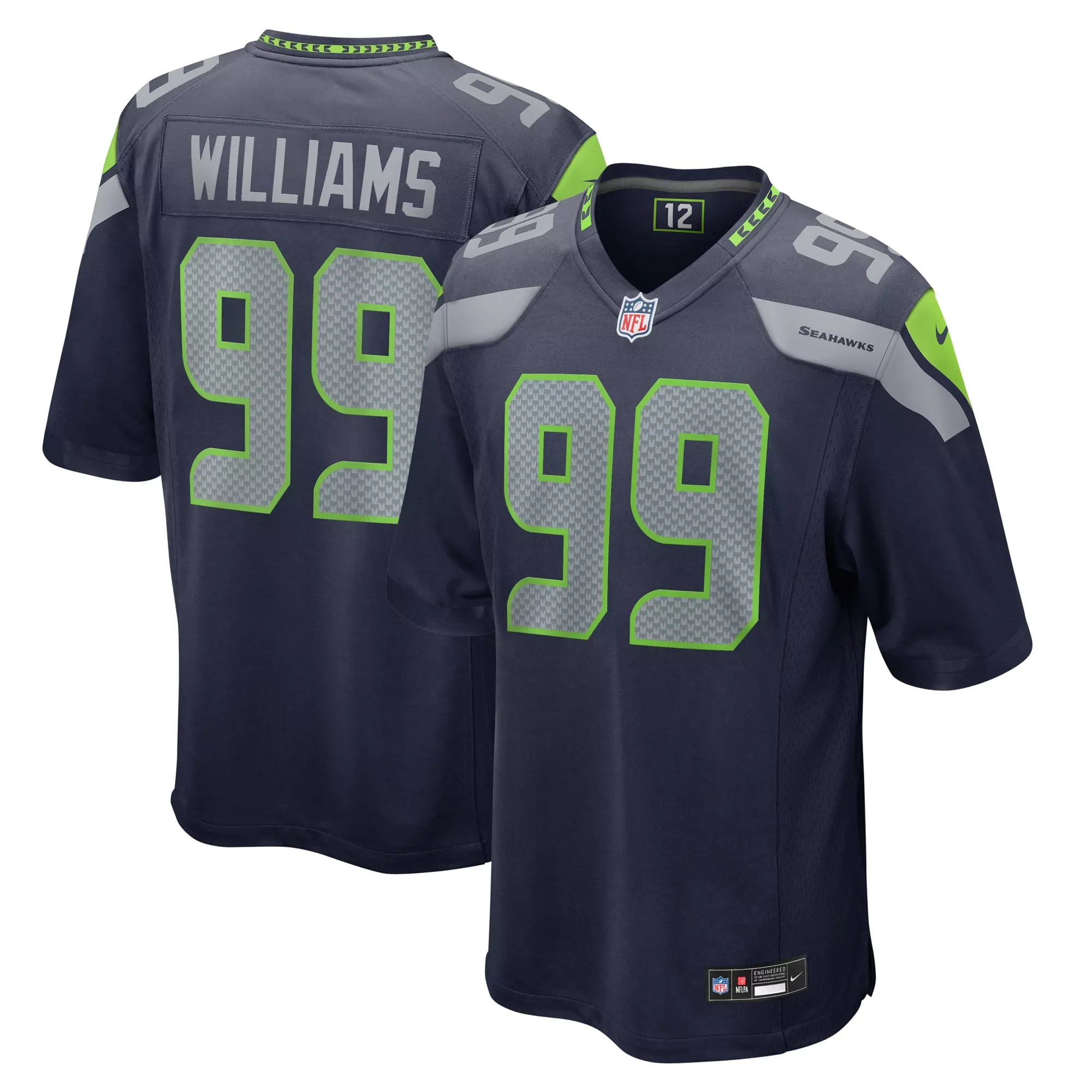 men s kenneth walker iii wolf gray seattle seahawks 2025 rivalries collection game jersey