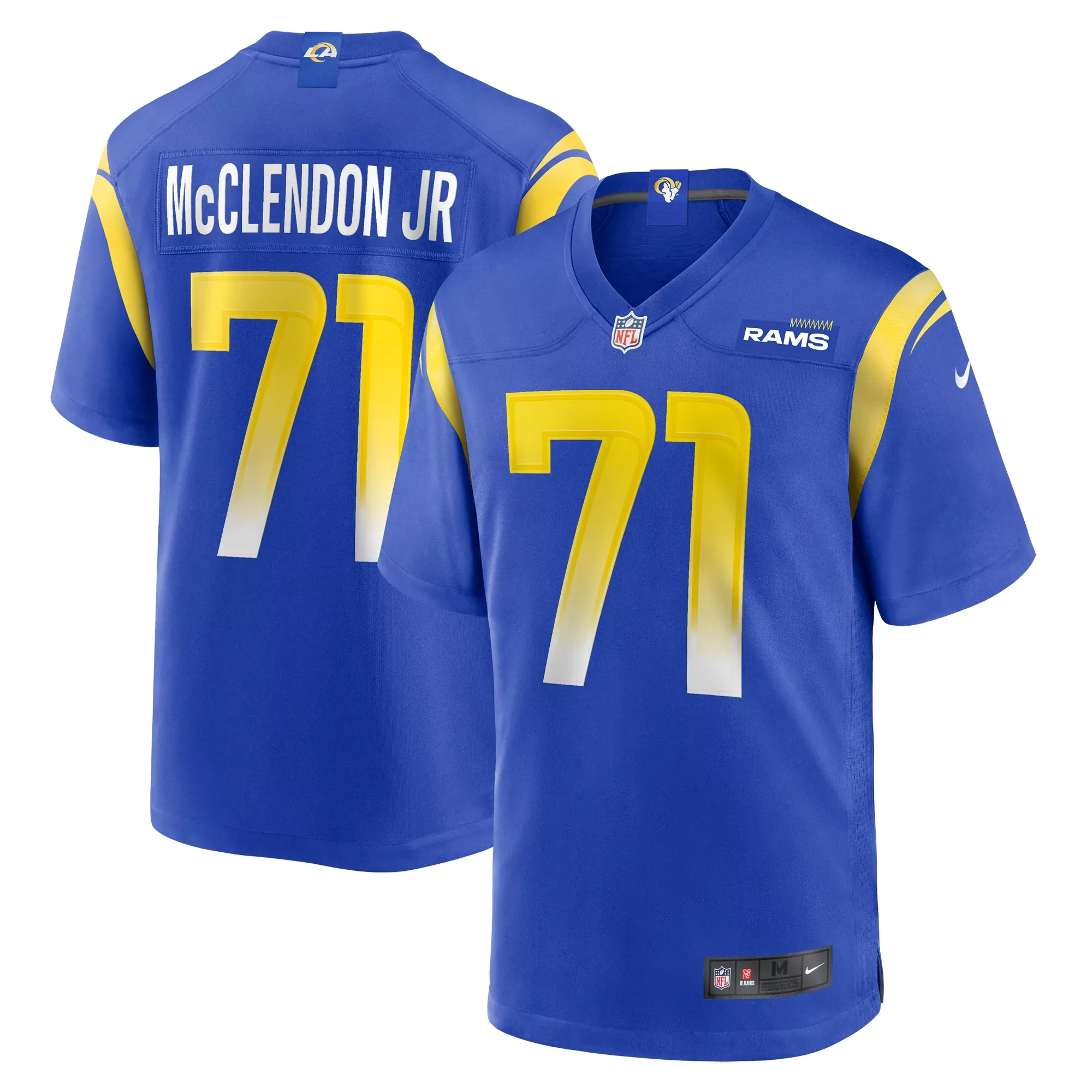 men s los angeles rams tutu atwell royal home game jersey