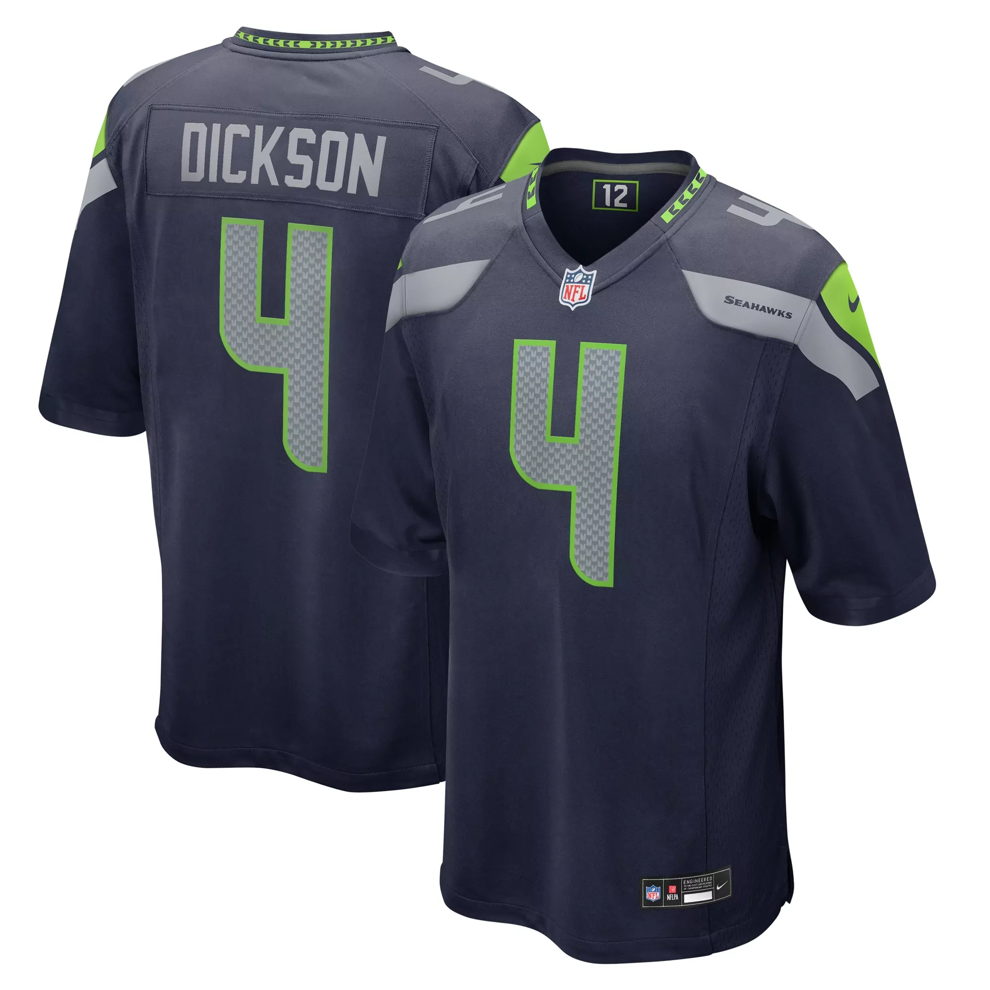 men s men s royal seattle seahawks alternate vapor f u s e elite custom jersey