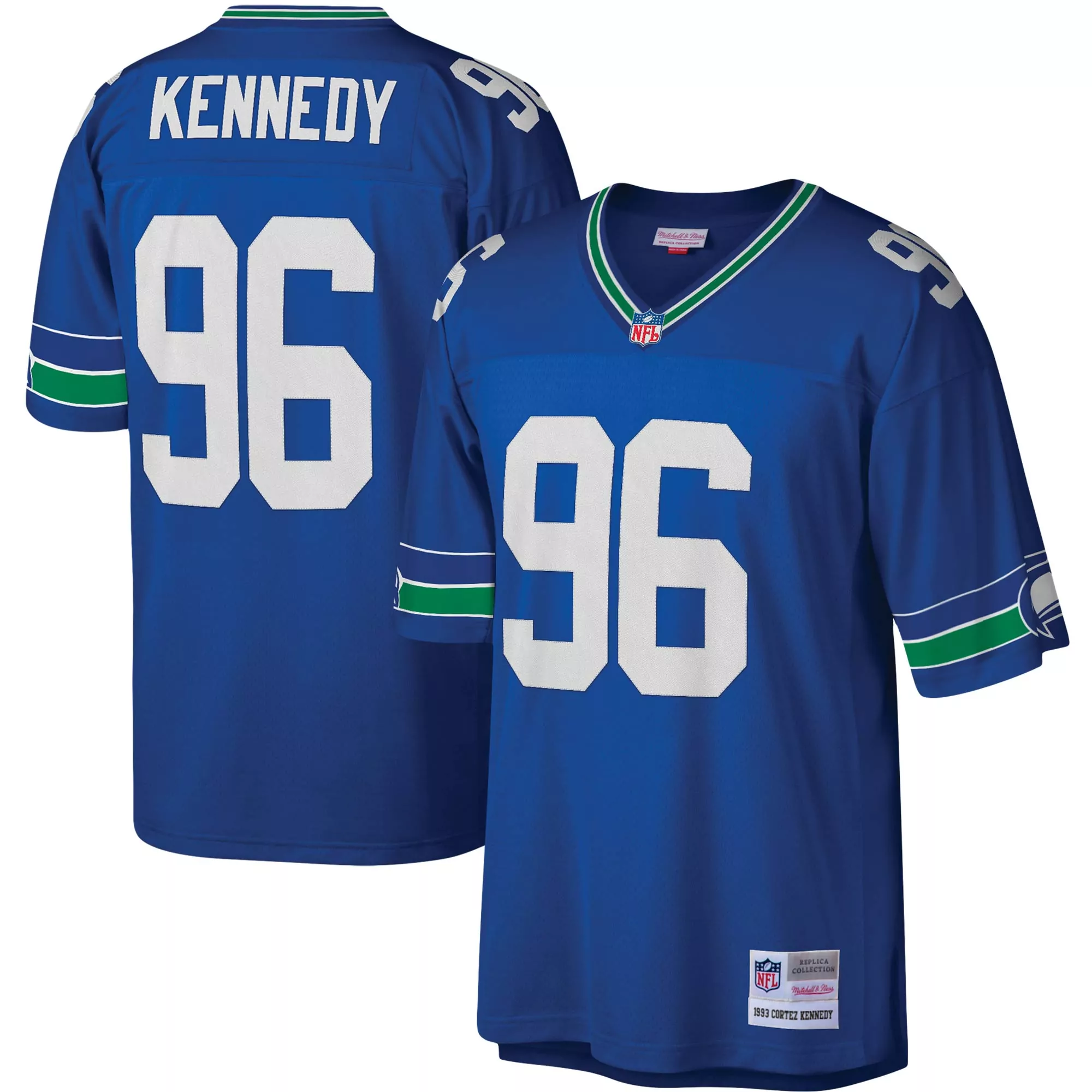 men s mitchell ness brian bosworth royal seattle seahawks big tall 1987 legacy retired player jersey
