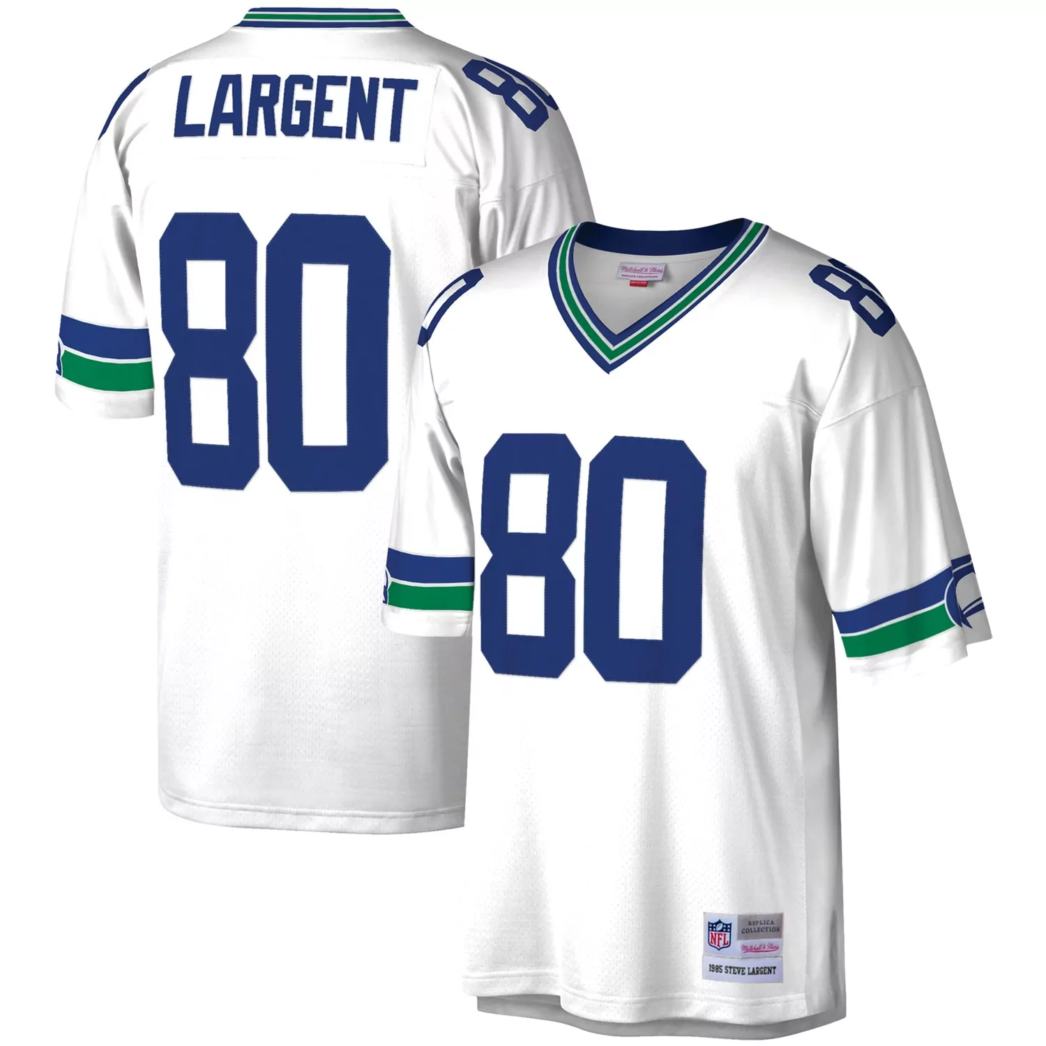 men s mitchell ness shaun alexander royal seattle seahawks legacy replica jersey