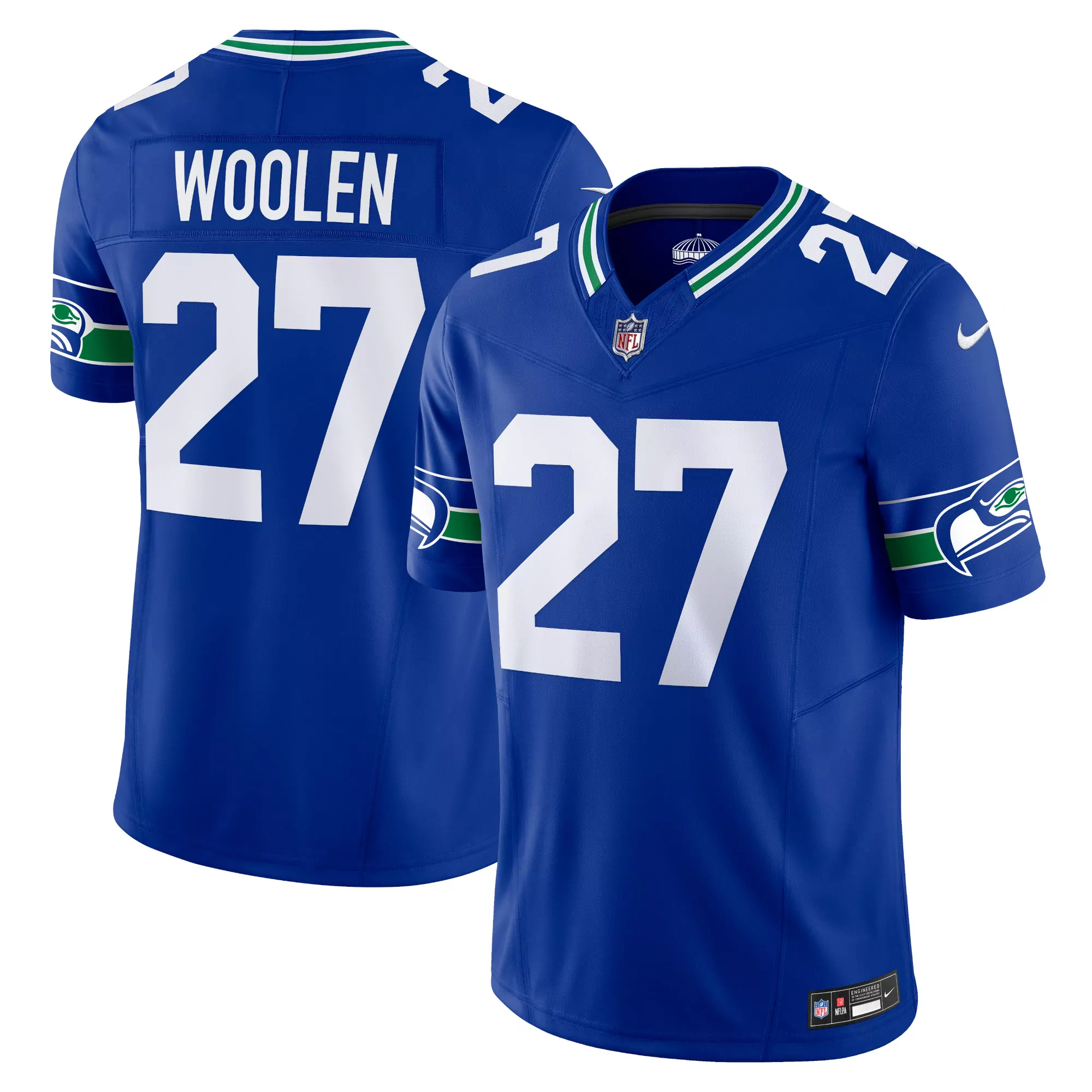 men s steve largent royal seattle seahawks throwback retired player game jersey