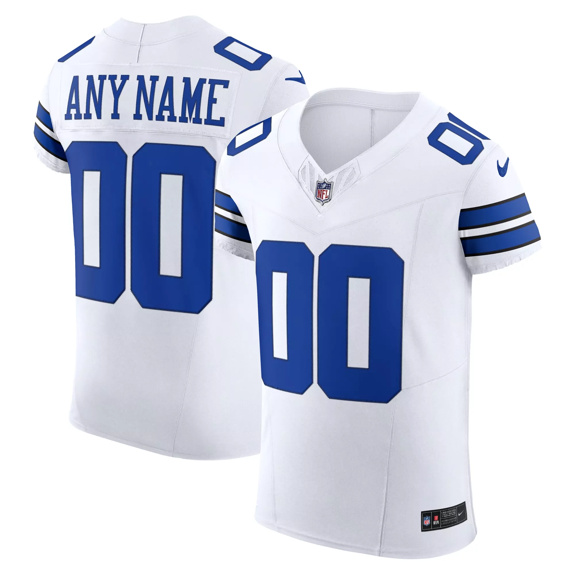 men s navy dallas cowboys vapor f u s e elite custom jersey