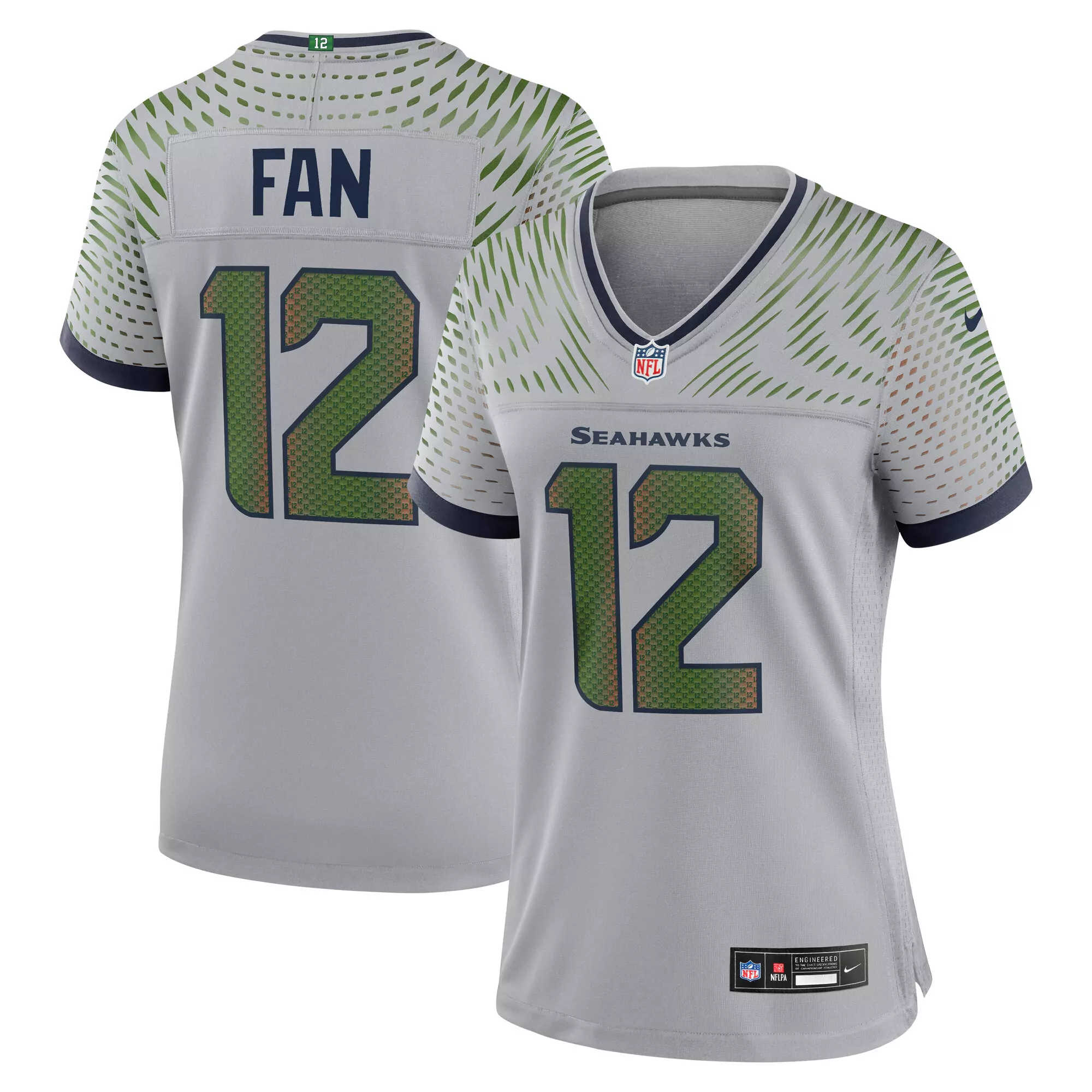 women s 12s royal seattle seahawks player jersey