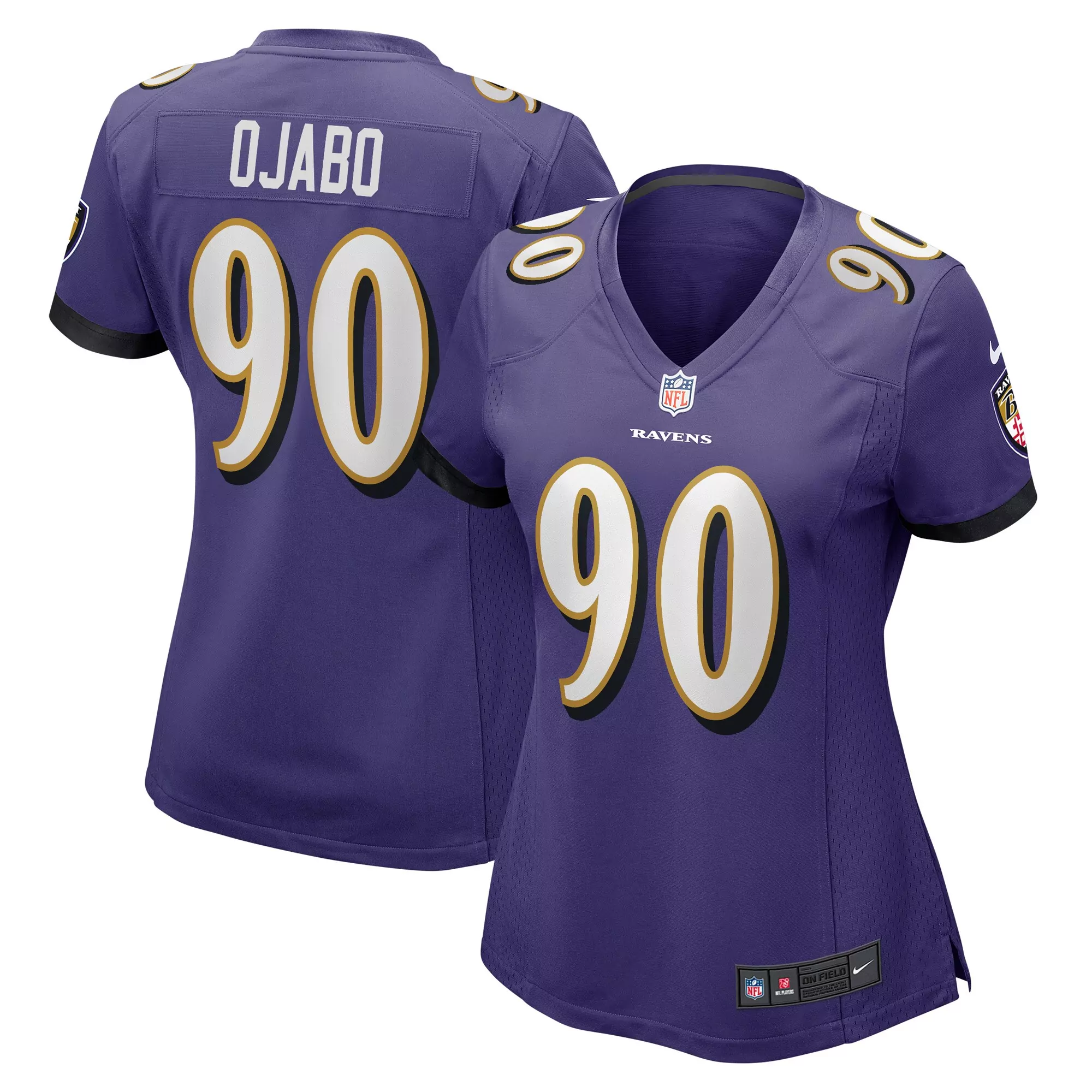 women s baltimore ravens cooper rush purple team game jersey