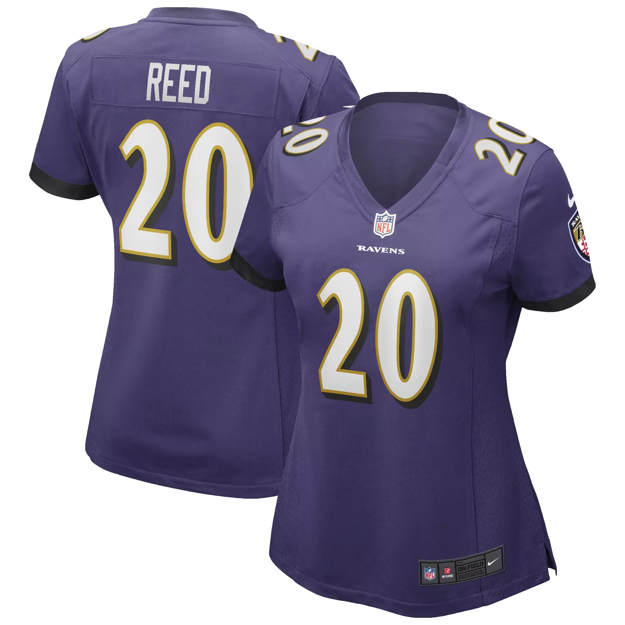 women s baltimore ravens deonte harty purple game jersey