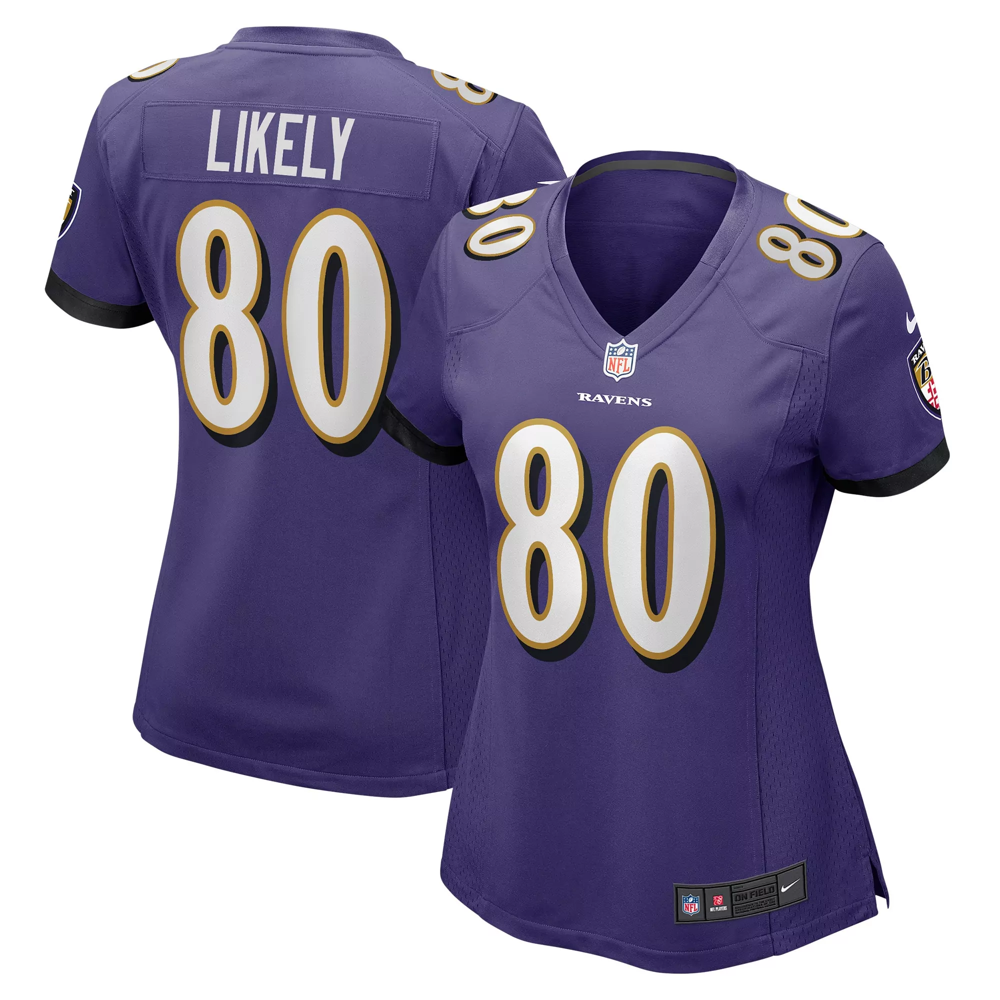 women s baltimore ravens eddie jackson purple game jersey