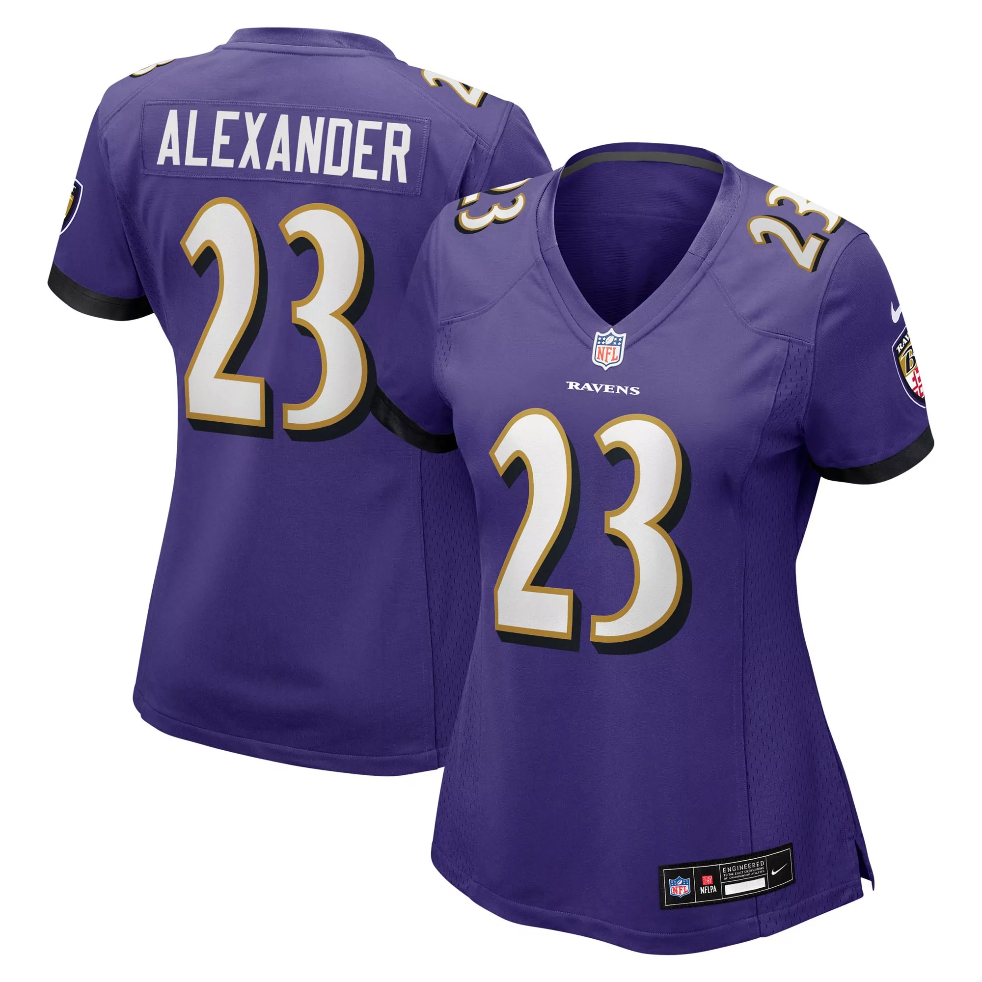 women s baltimore ravens eddie jackson purple game jersey