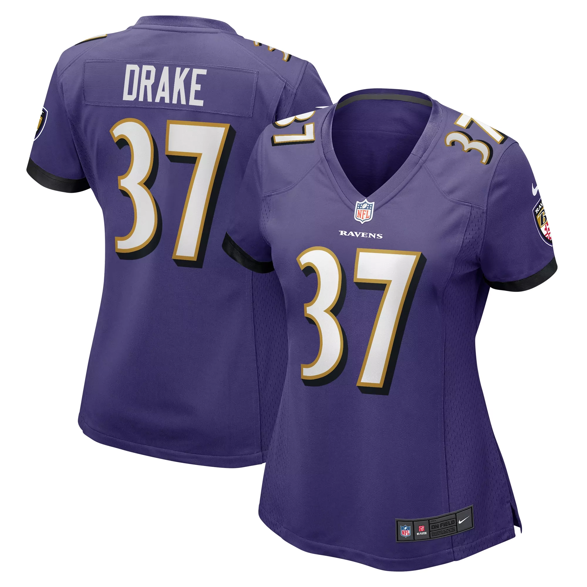 women s baltimore ravens keaton mitchell purple game jersey