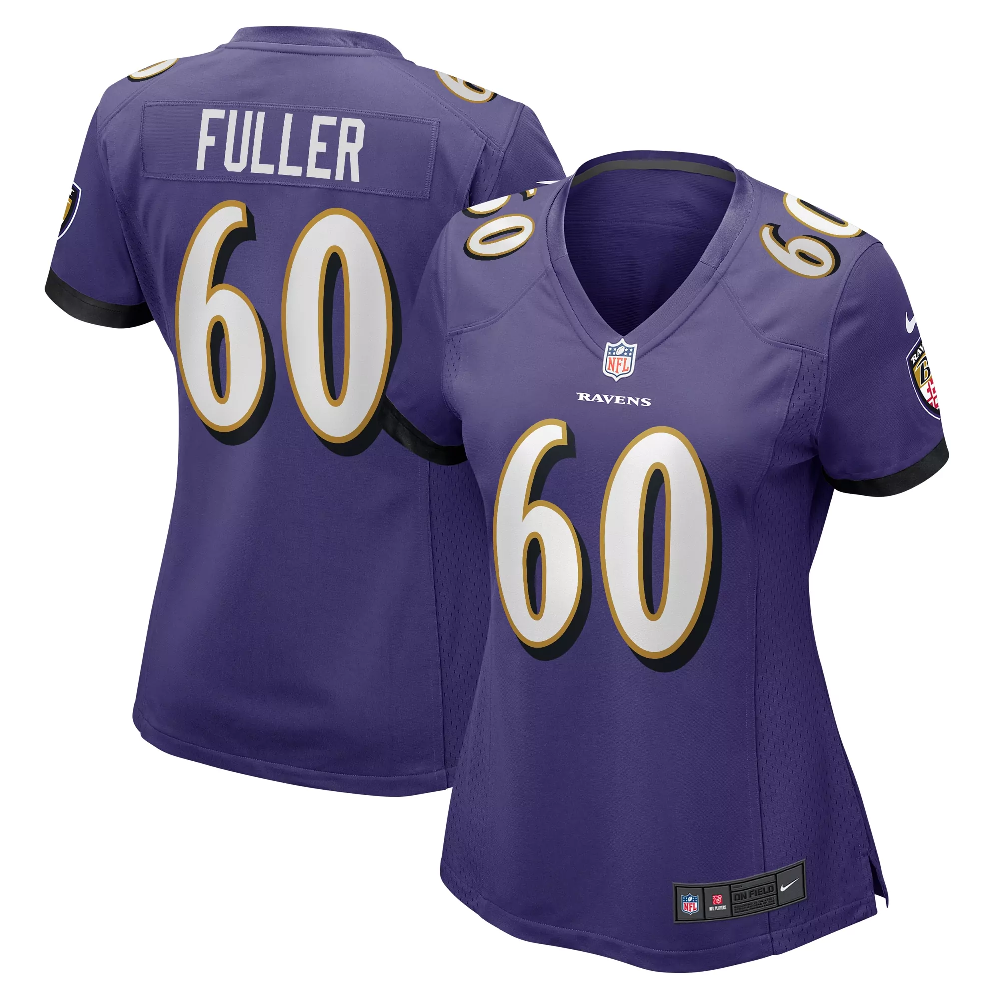 women s baltimore ravens keaton mitchell purple game jersey