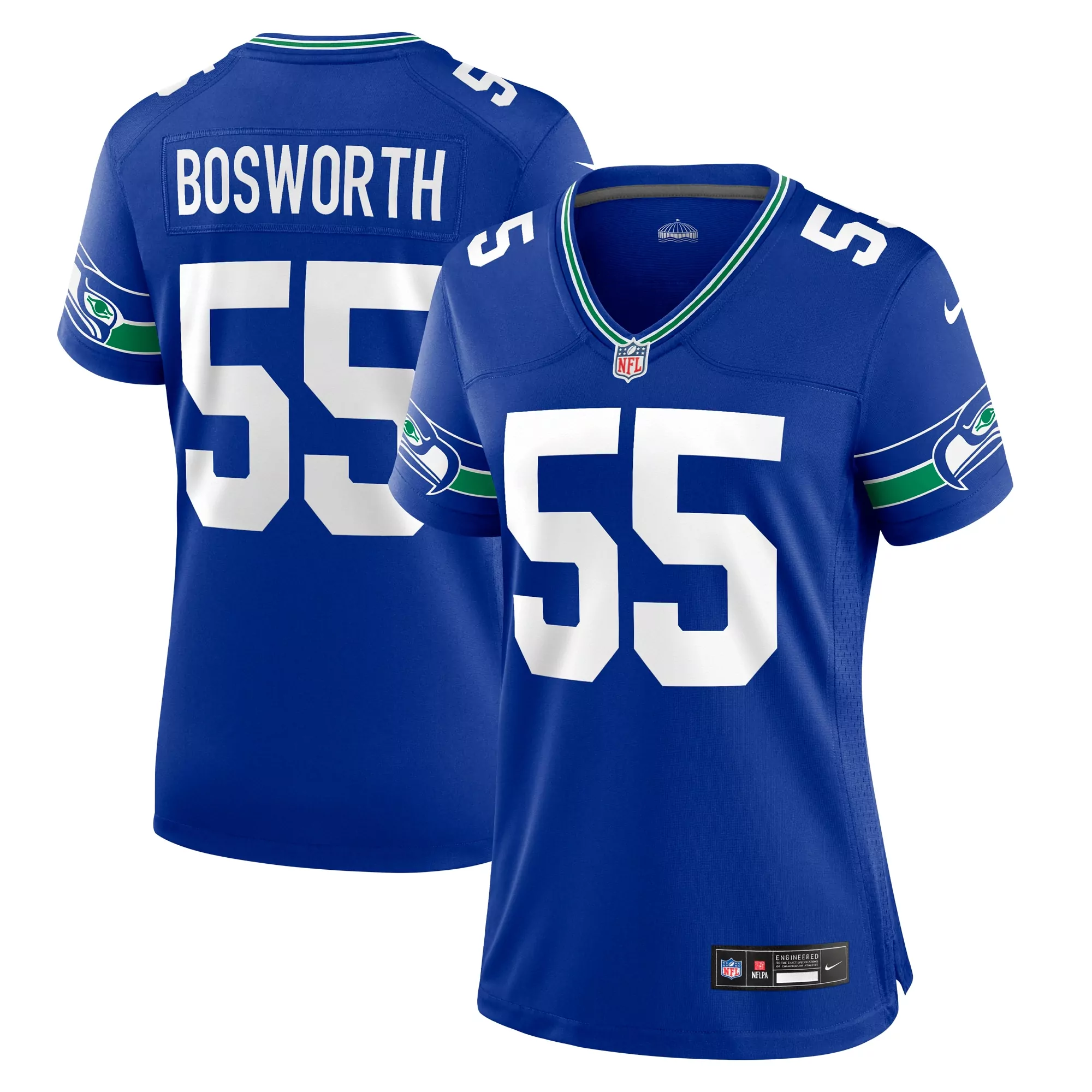 women s 12s royal seattle seahawks player jersey