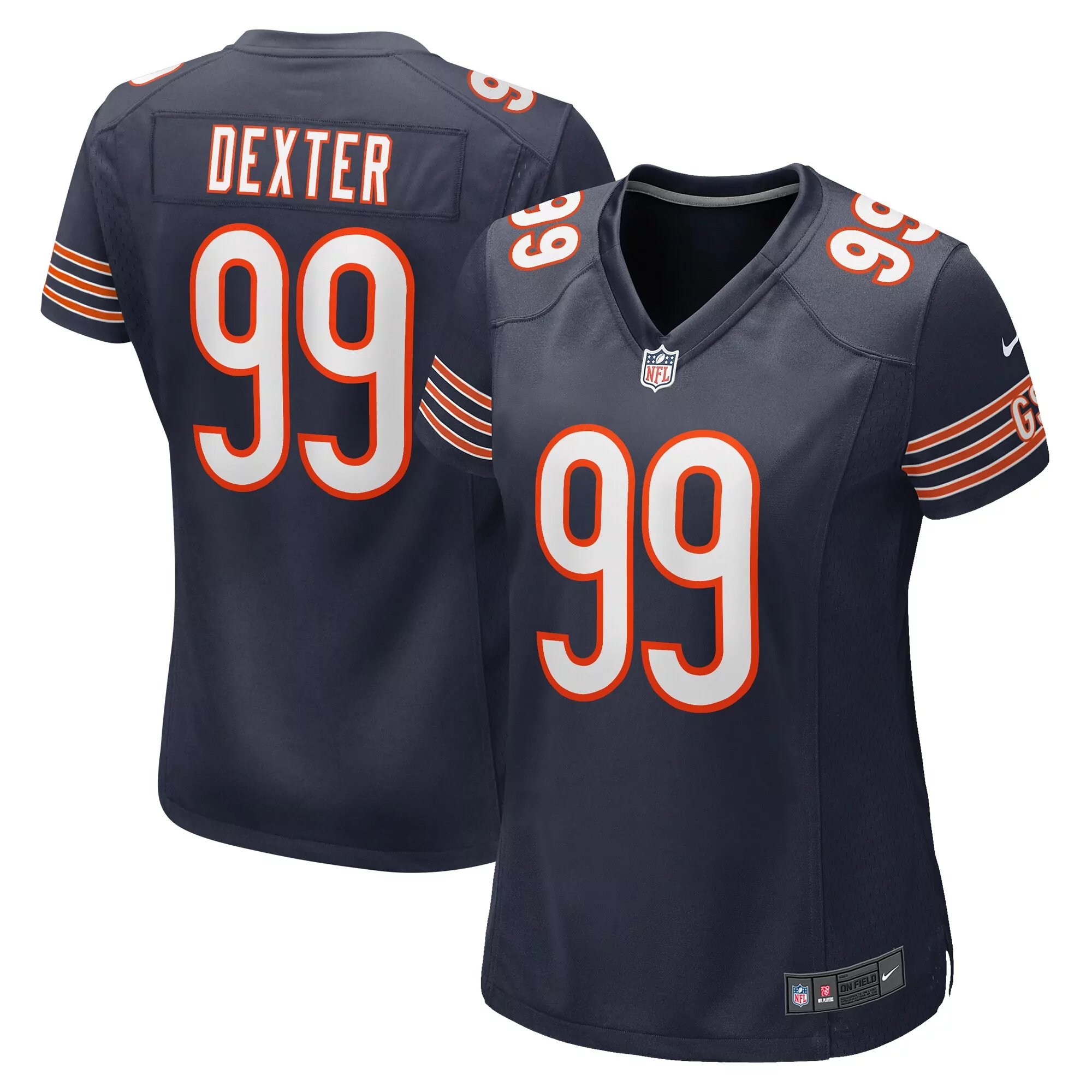 women s chicago bears gerald everett navy game jersey