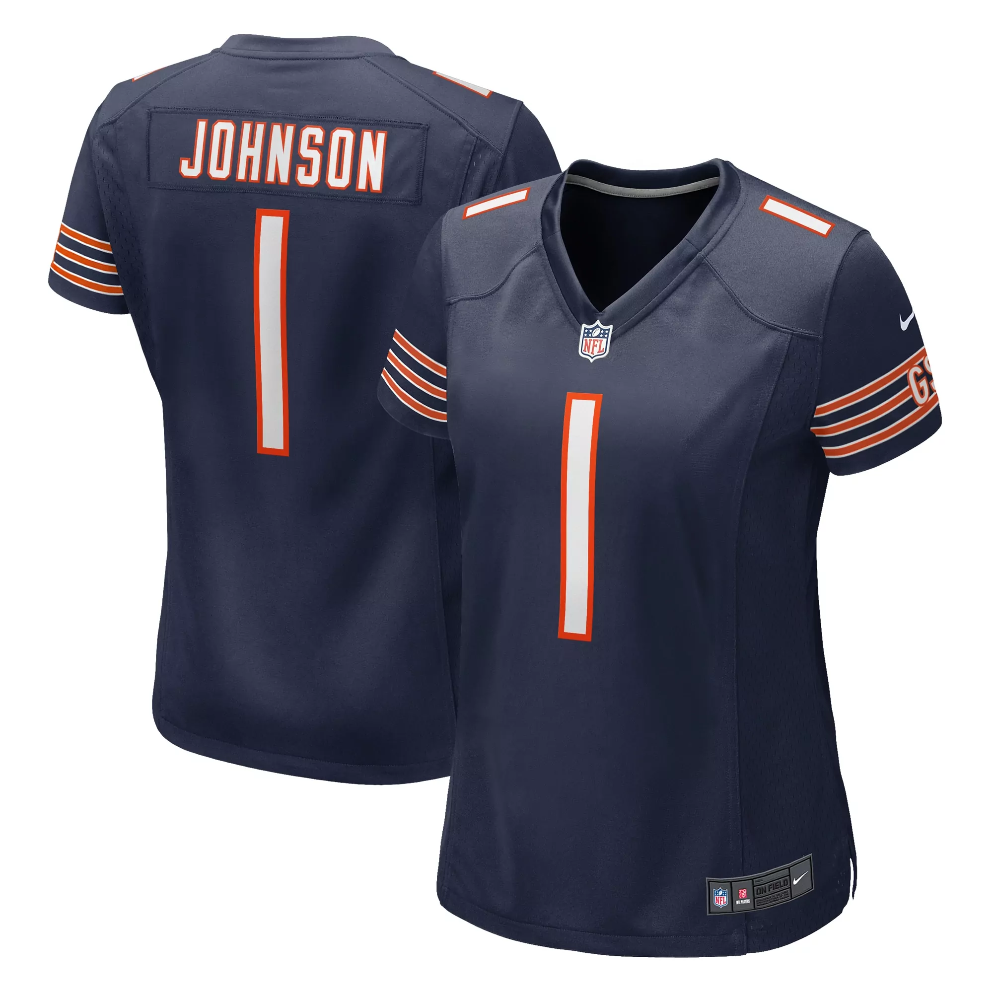 women s chicago bears ian wheeler navy game jersey