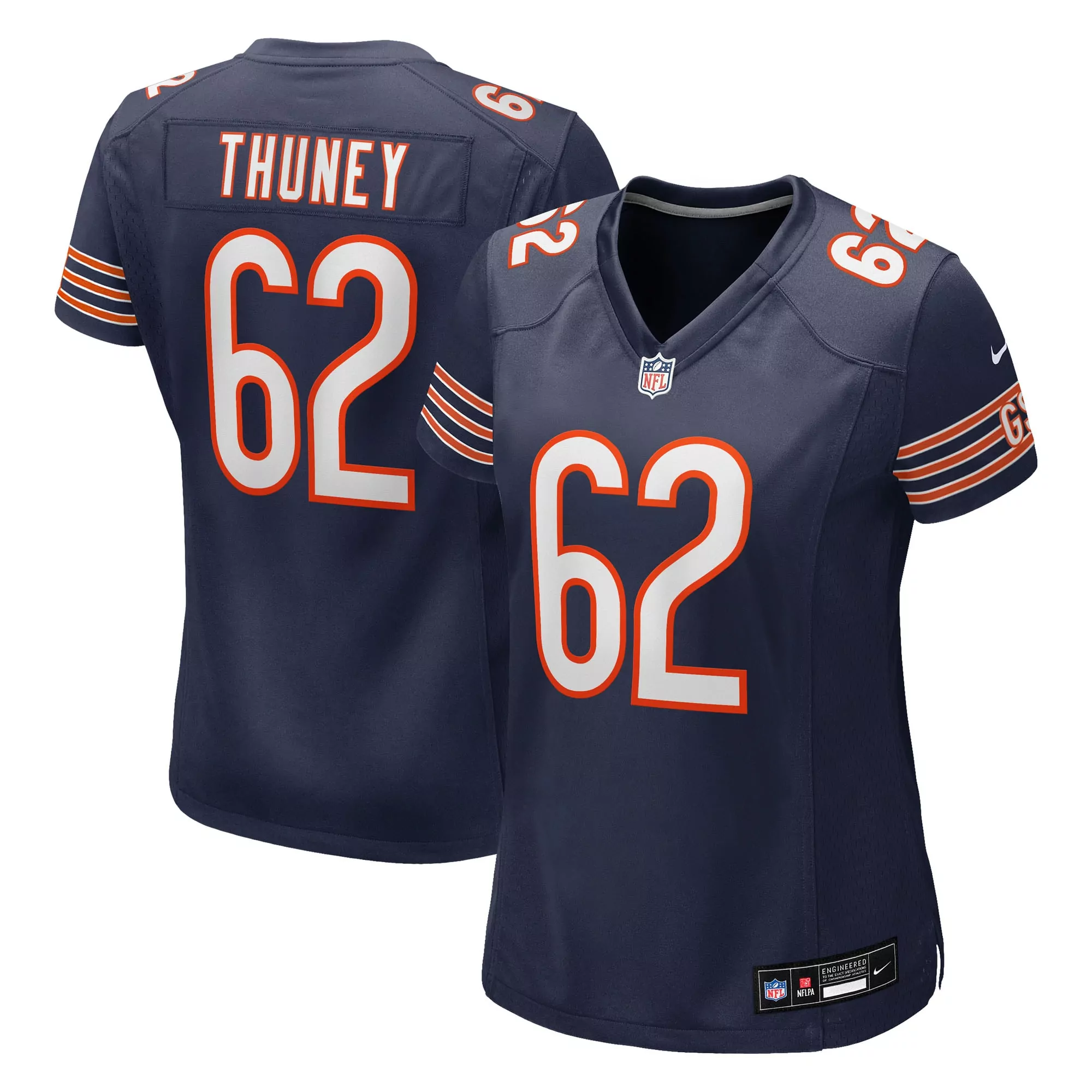 women s chicago bears jaylon johnson navy game jersey 1