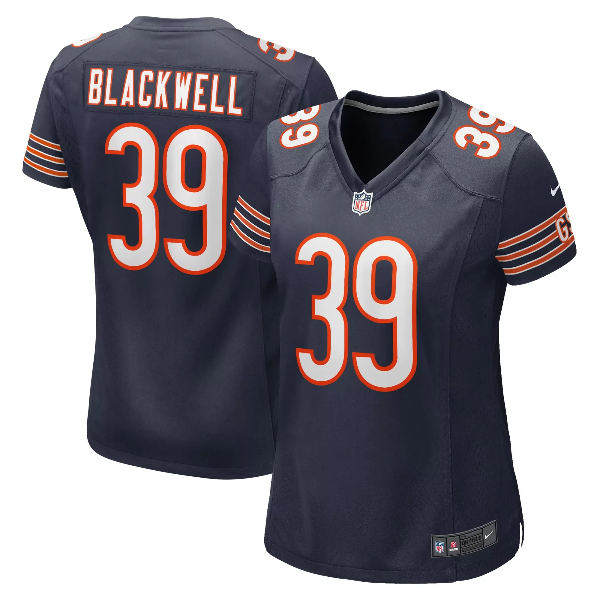 women s chicago bears john jackson navy team game jersey