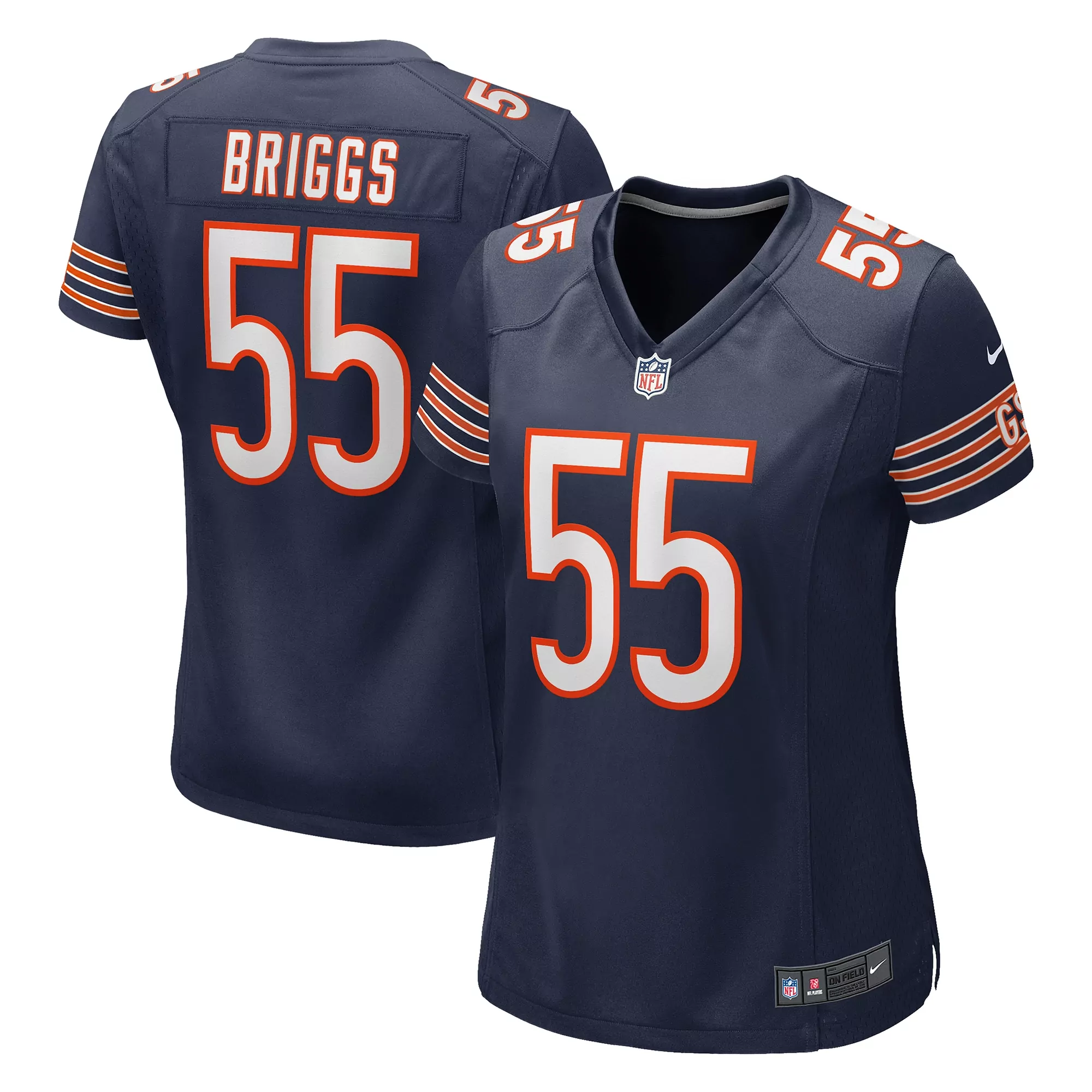 women s chicago bears kyler gordon navy game player jersey