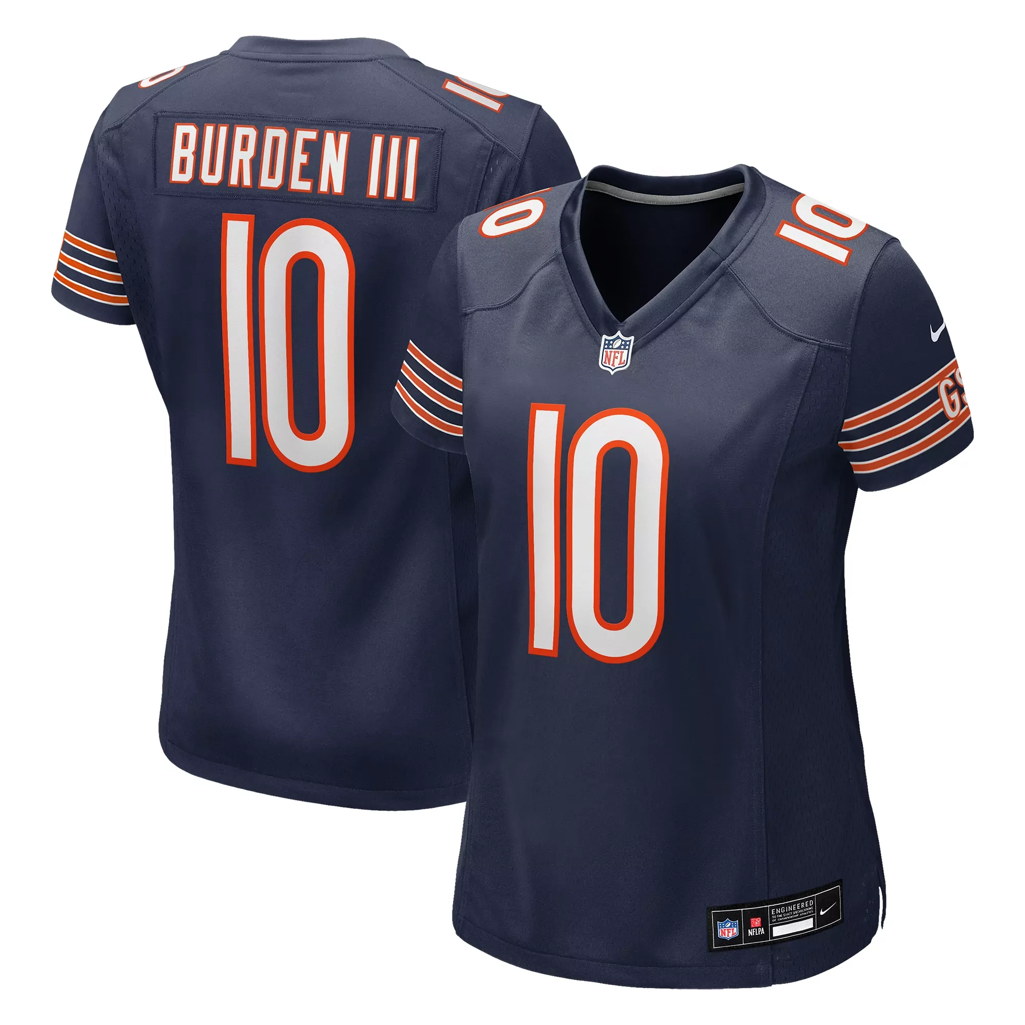 women s chicago bears kyler gordon navy game player jersey