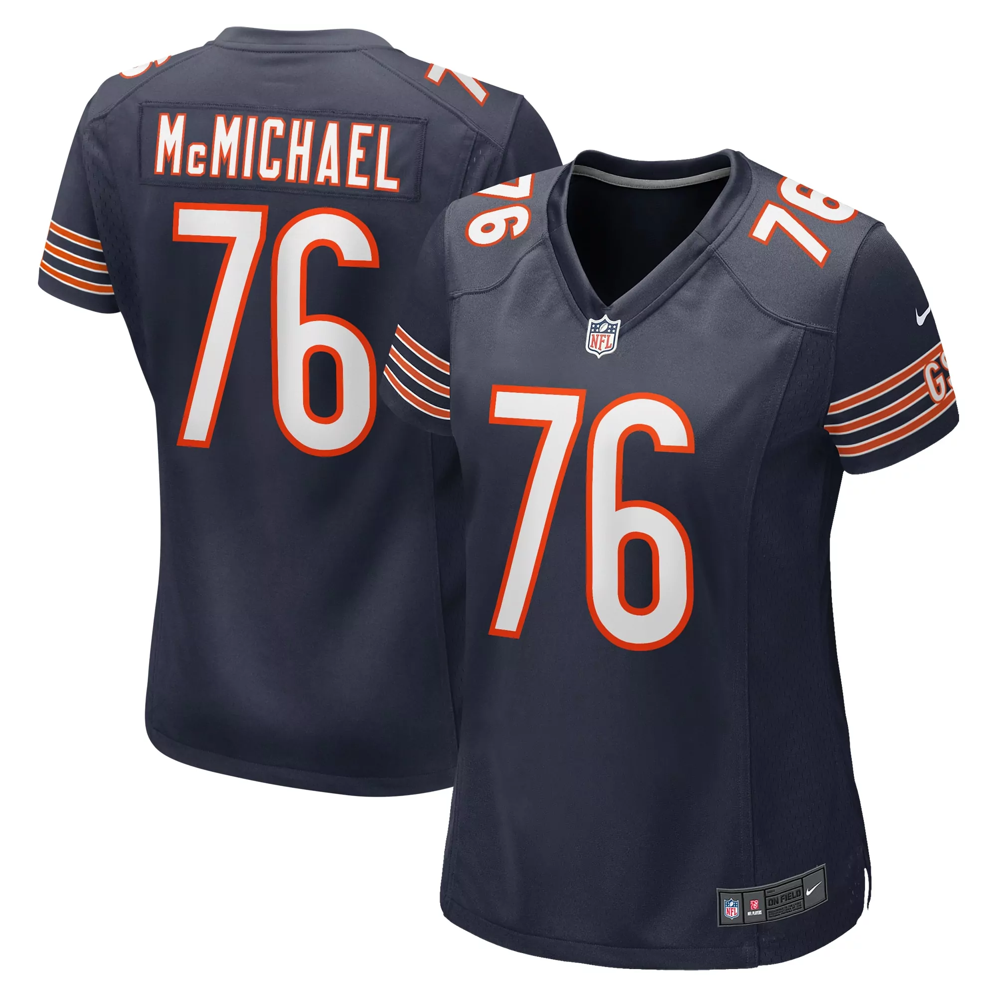 women s chicago bears shemar turner navy team game jersey