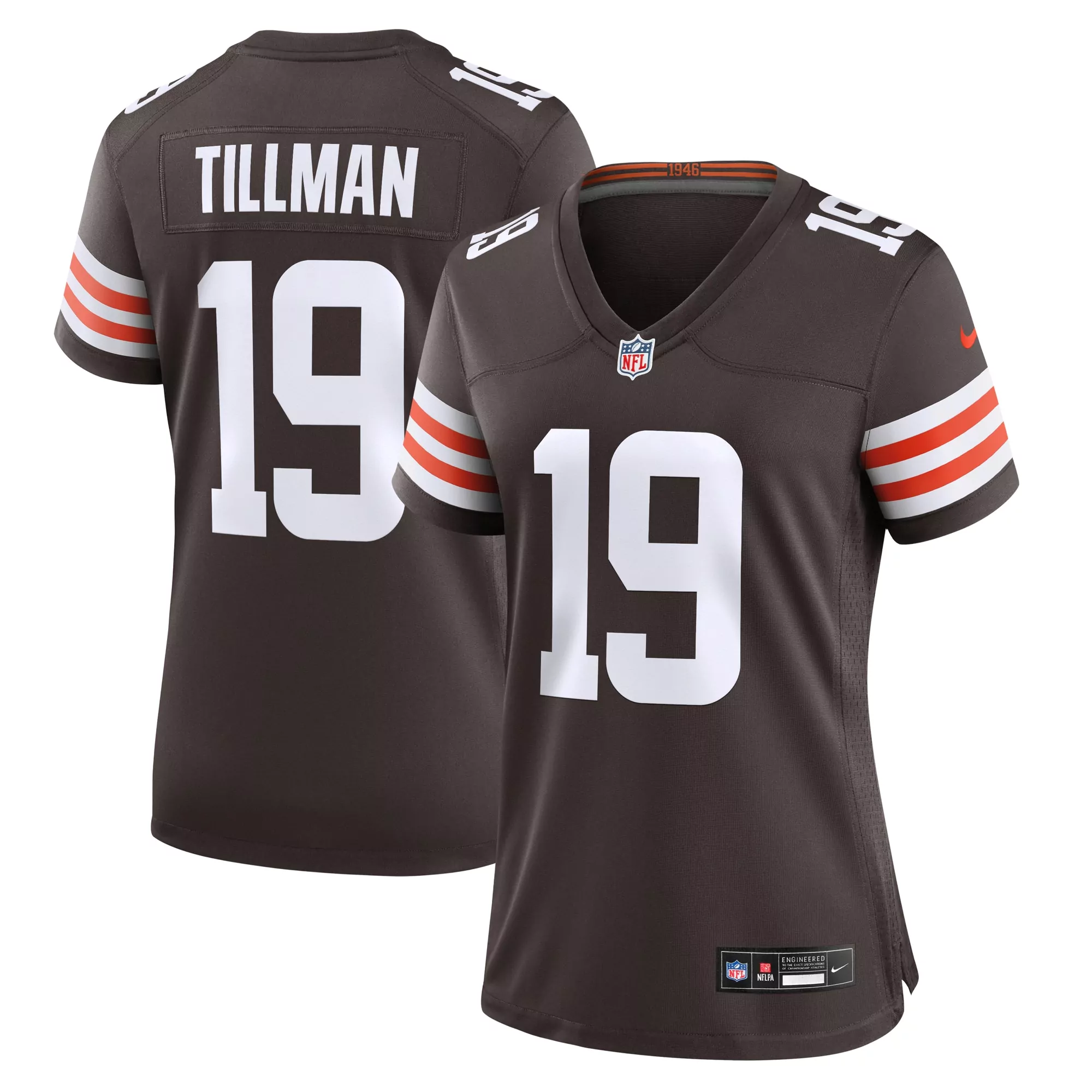 women s cleveland browns cameron mitchell brown team game jersey