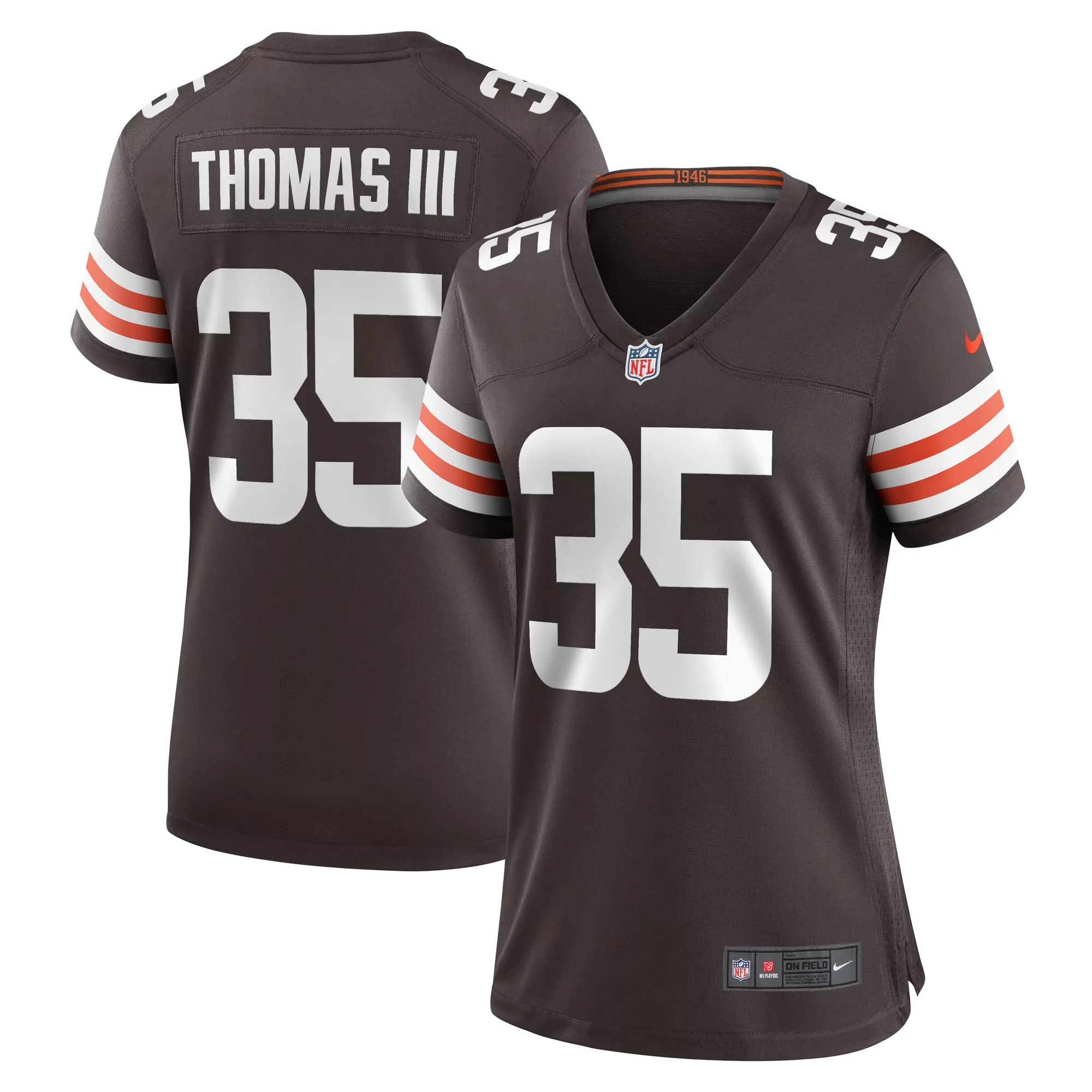 women s cleveland browns cameron mitchell brown team game jersey