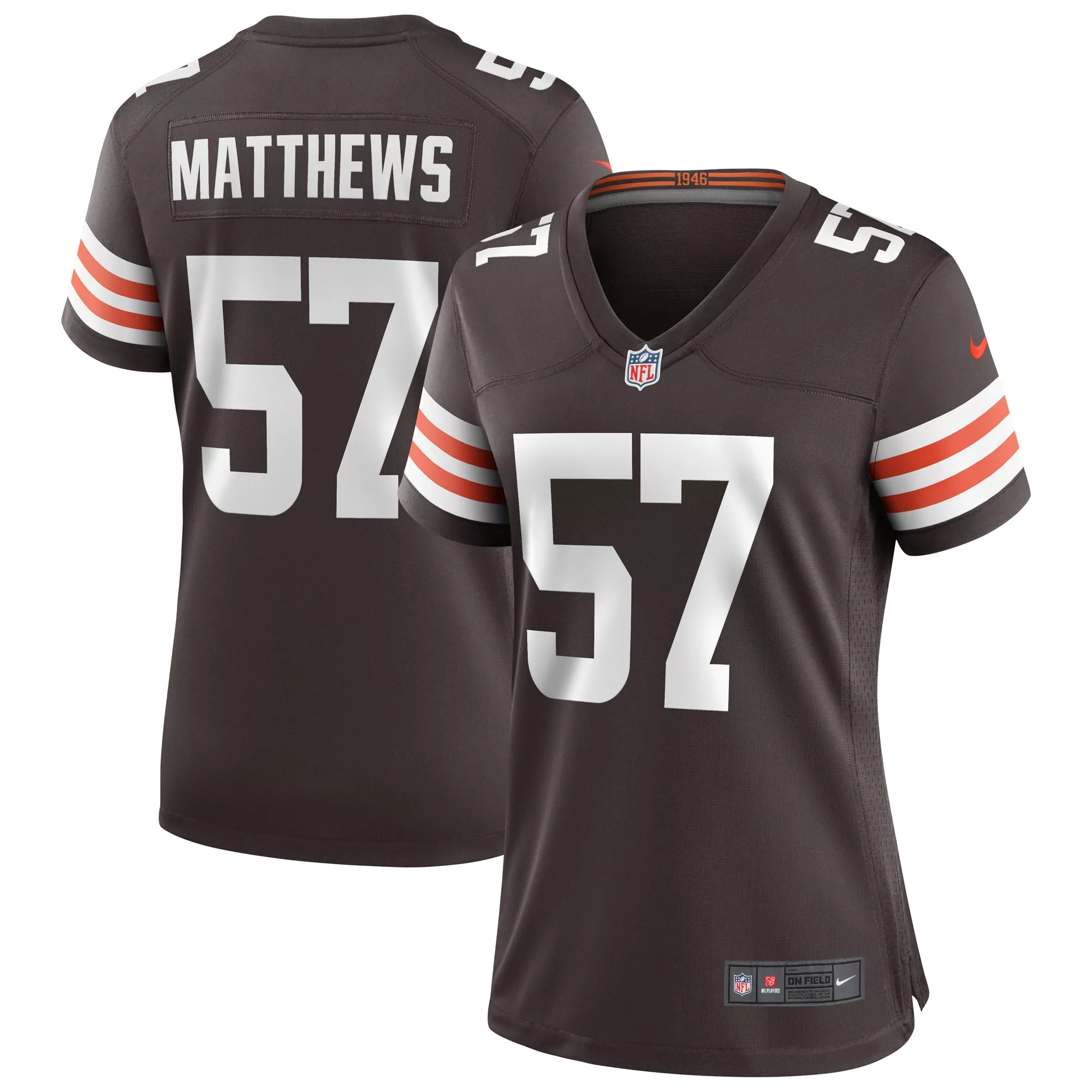 women s cleveland browns cameron mitchell brown team game jersey